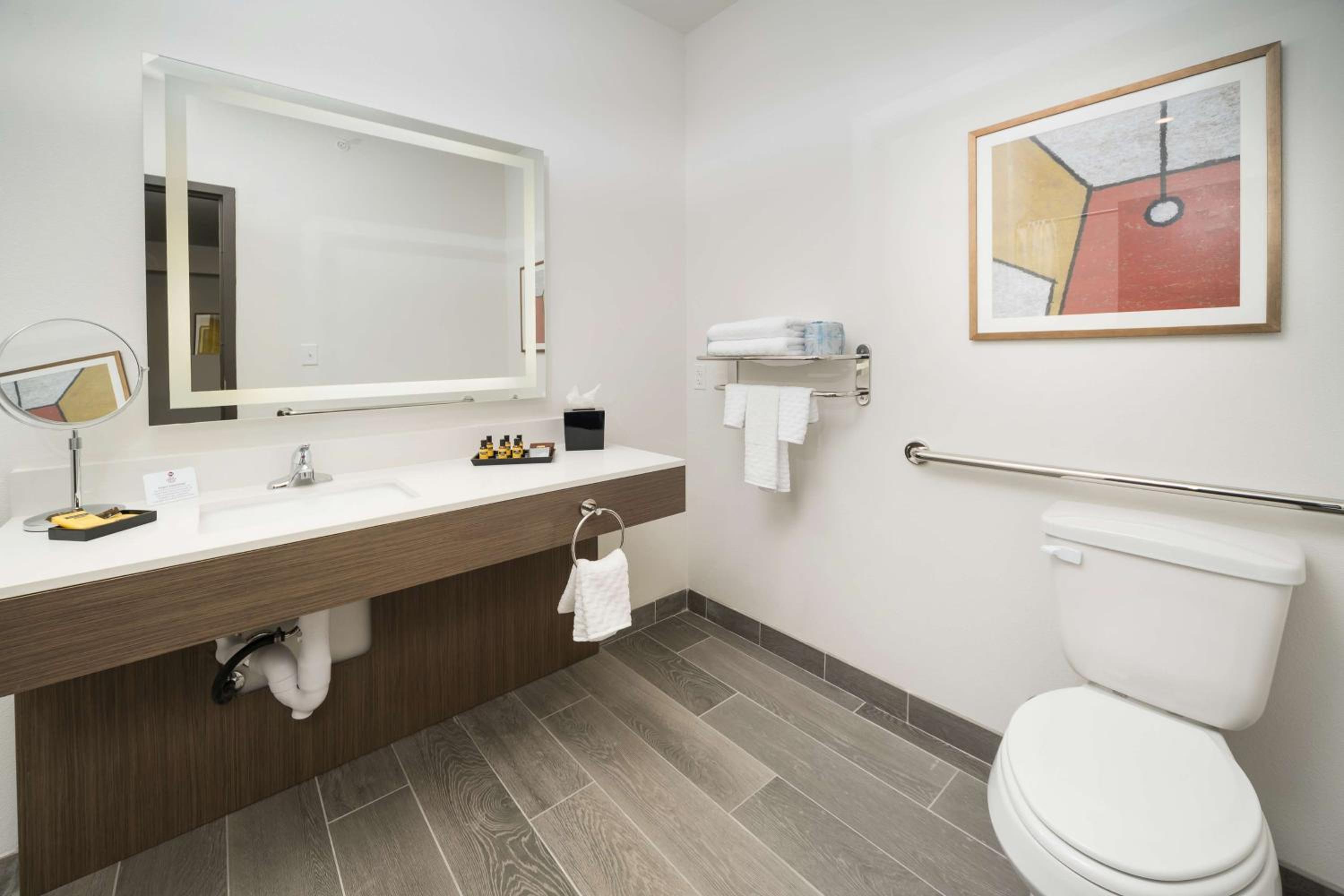 King Suite with Roll - In Shower - Disability Access