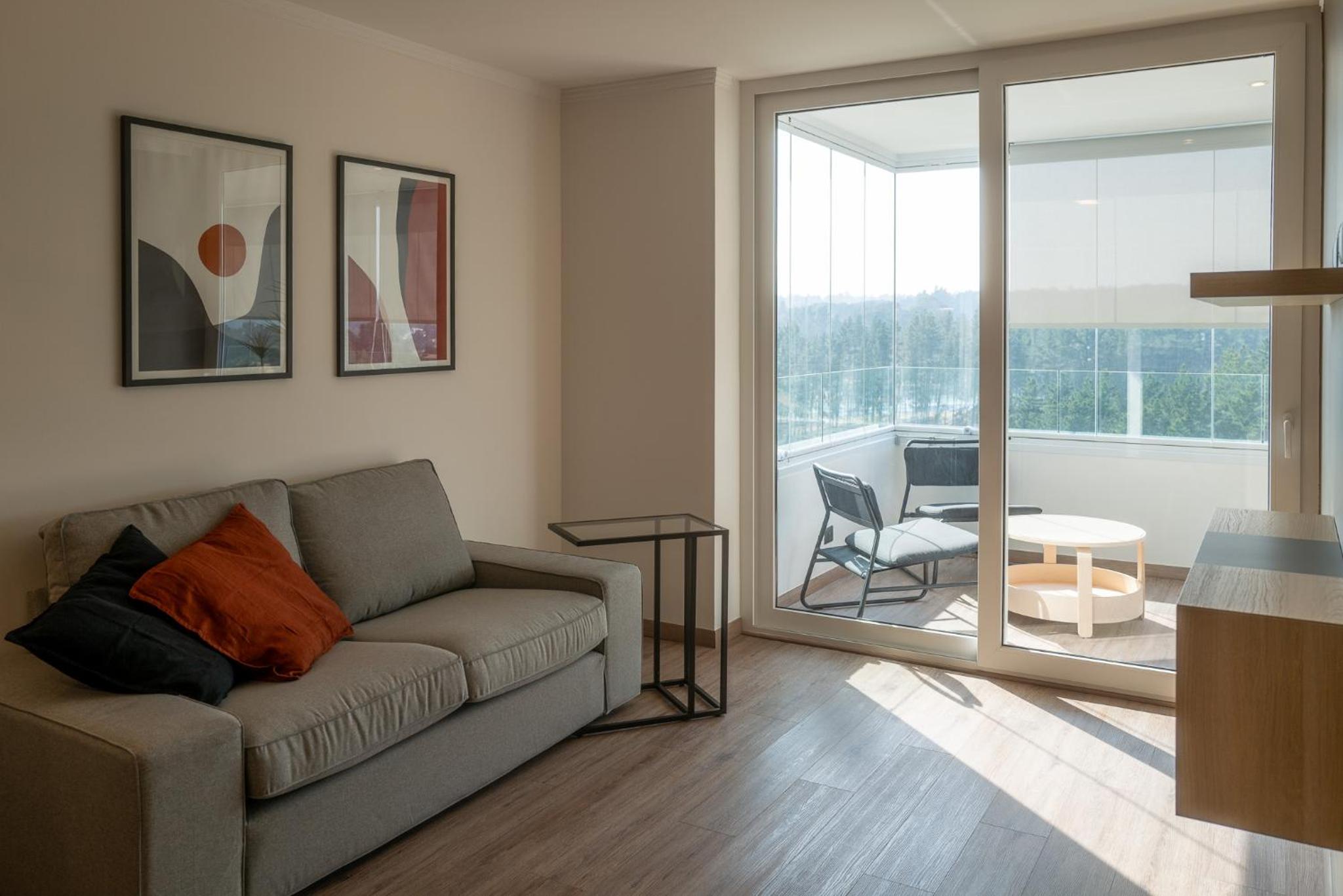 Two-Bedroom Apartment with Balcony
