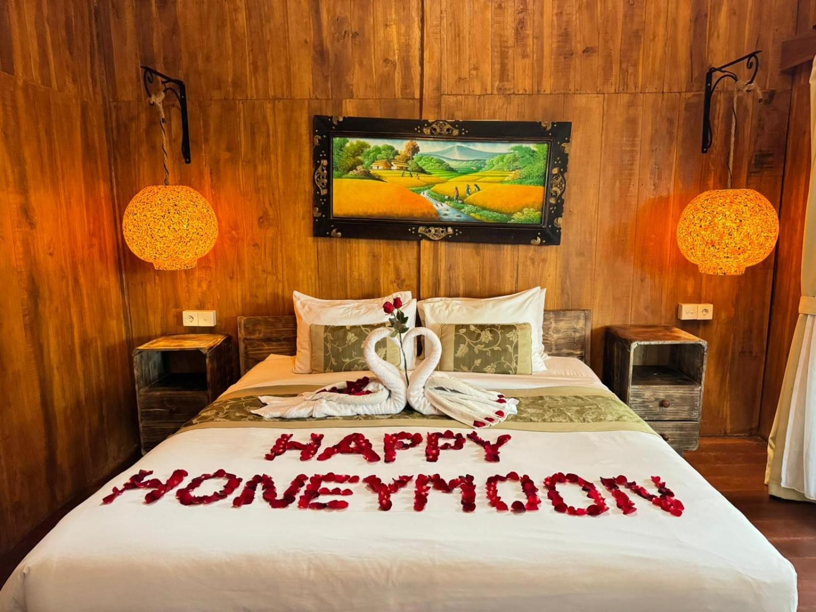 Honeymooners at One Bedroom Joglo Villa