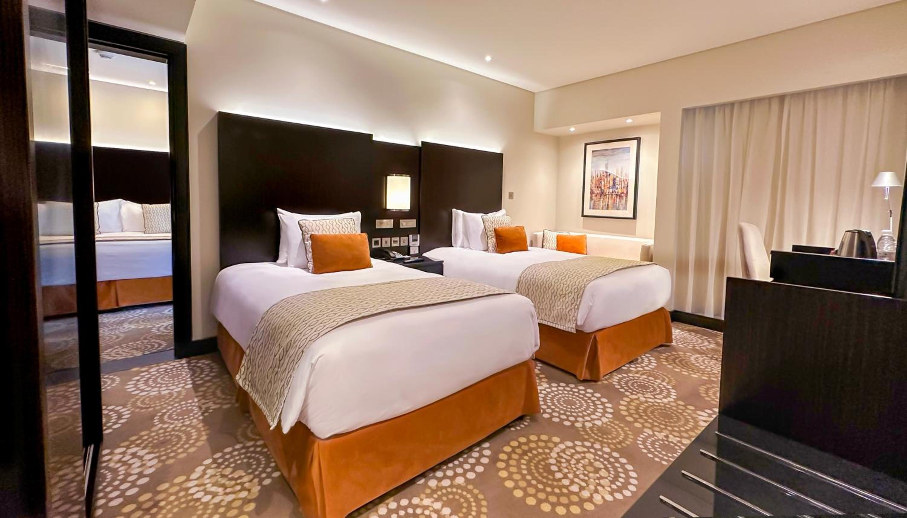Family Room with One King and One Twin Bed