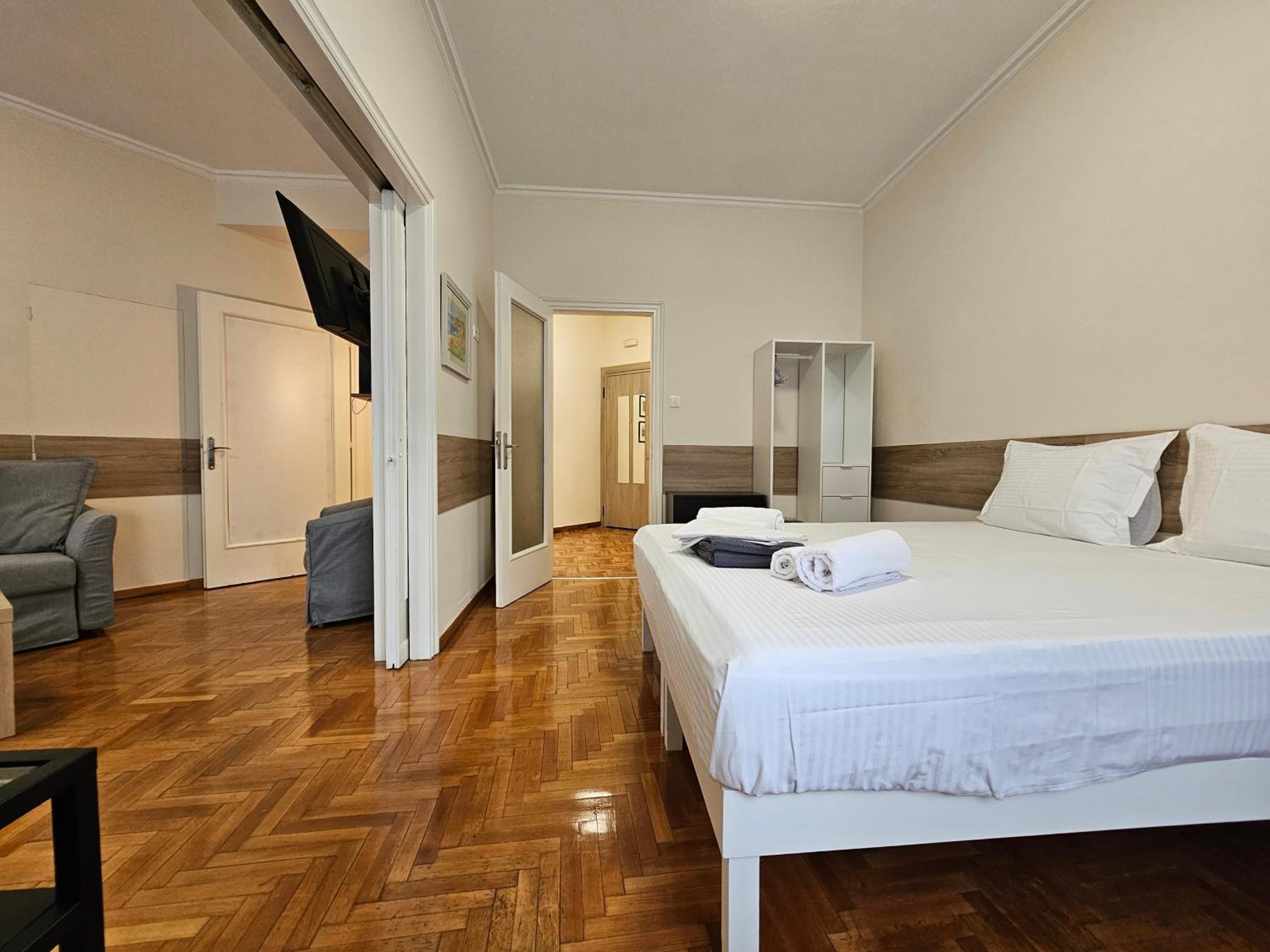 Three-Bedroom Premium Apartment with Balcony