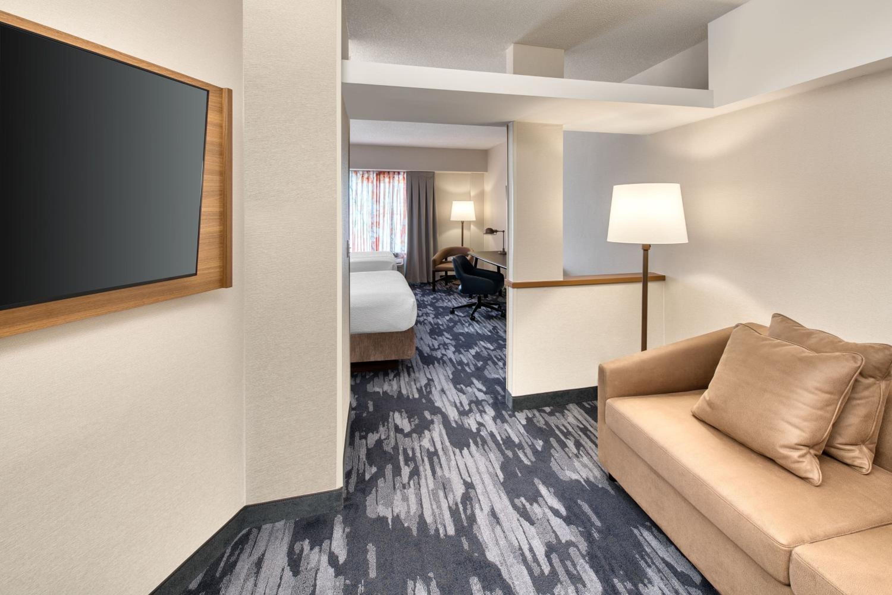 Queen Suite with Two Queen Beds and Sofa Bed