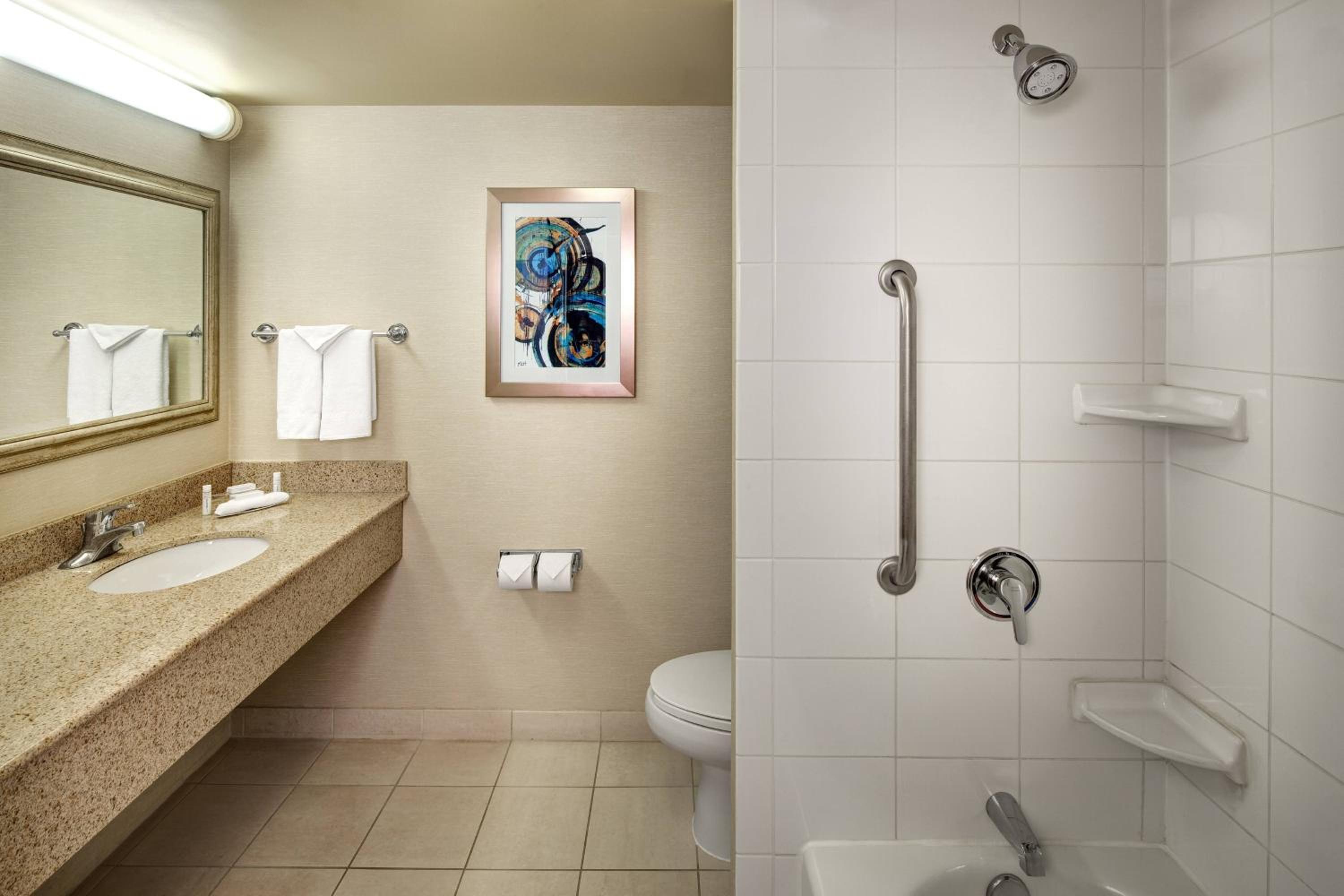King Suite with Roll-In Shower and Sofa Bed - Mobility Access/Hearing Accessible