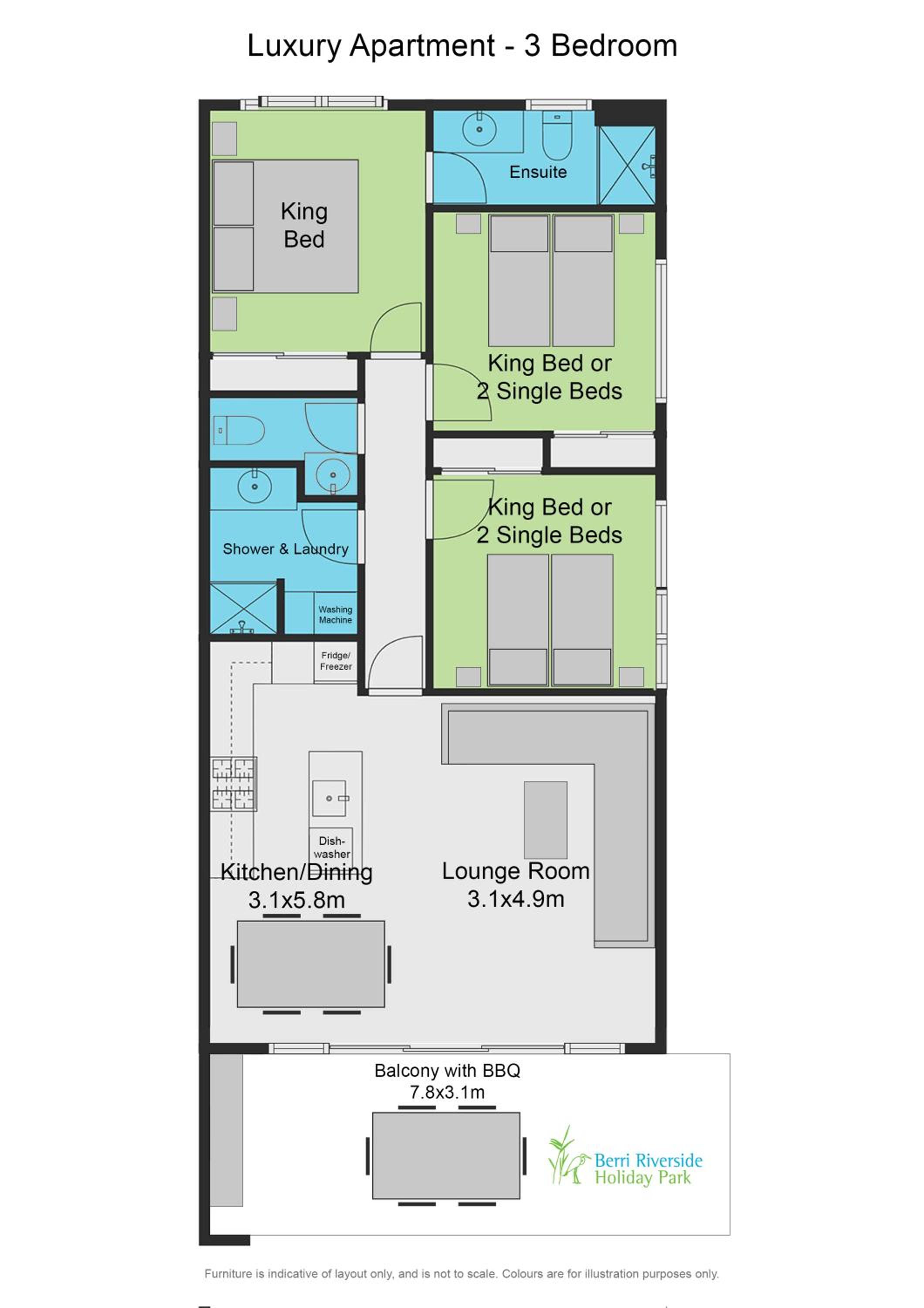Apartment with Balcony photo 2
