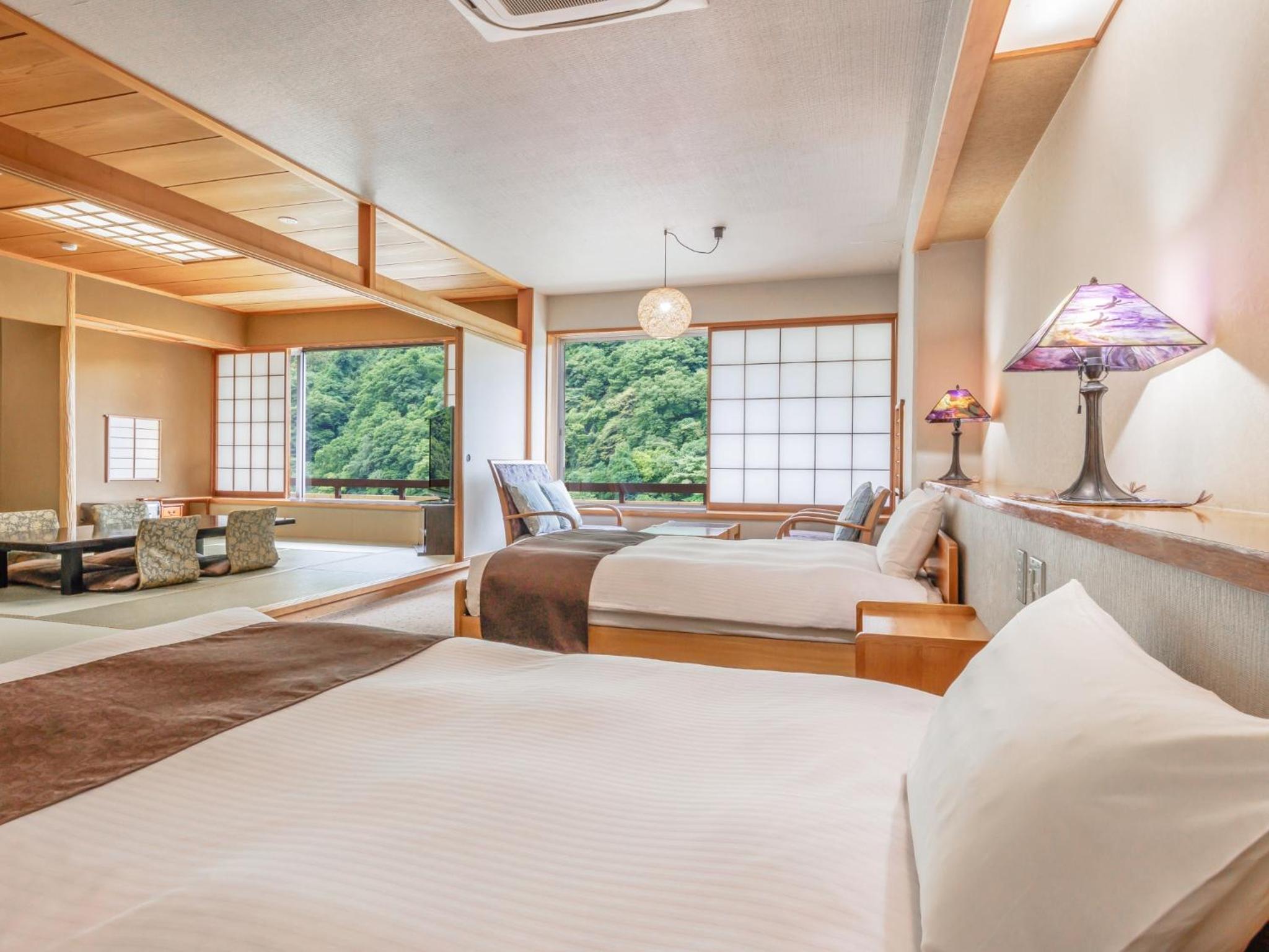 Japanese Western Room B 10-Jo+Twin - Non-Smoking - Photo 1