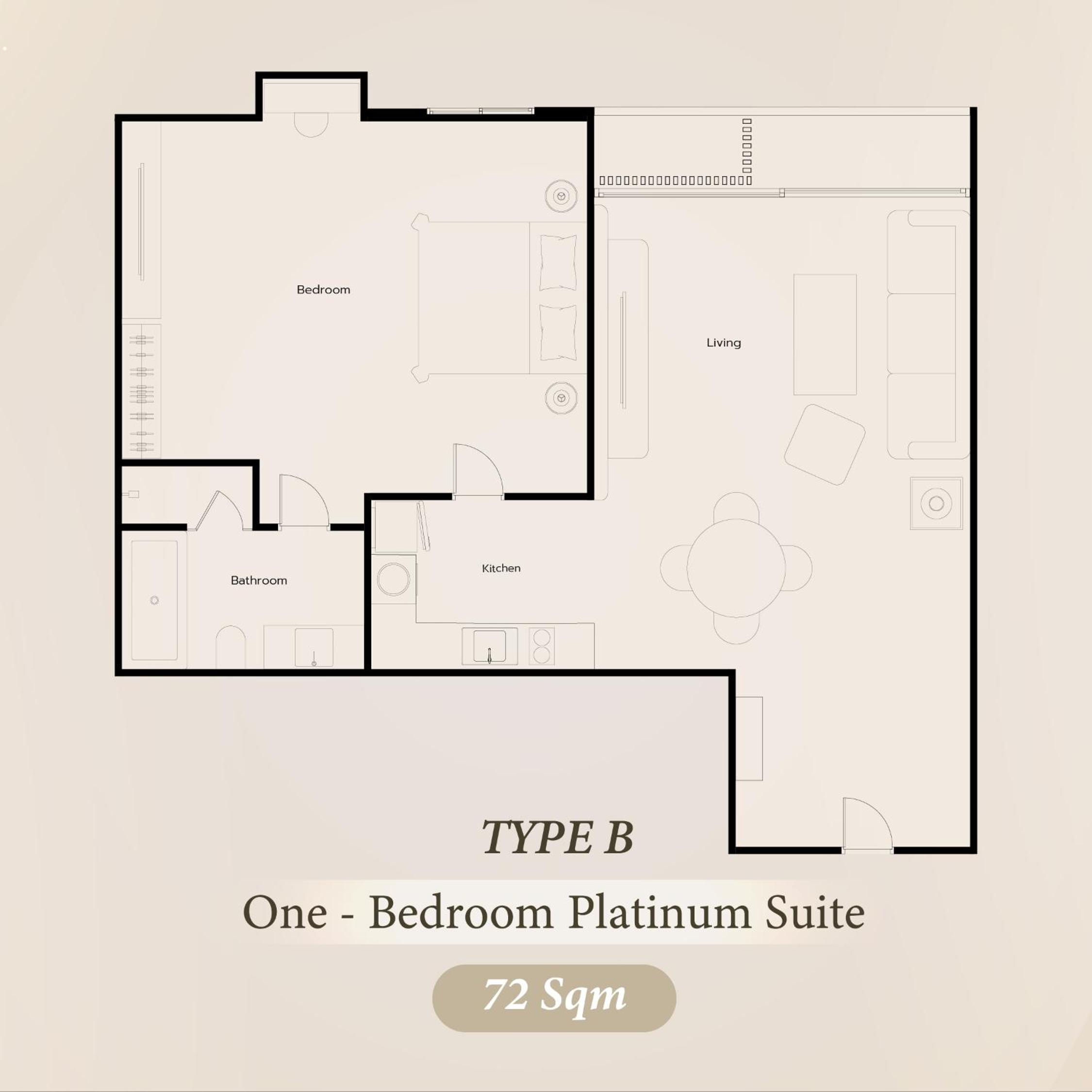 One-Bedroom Platinum Suite photo 2