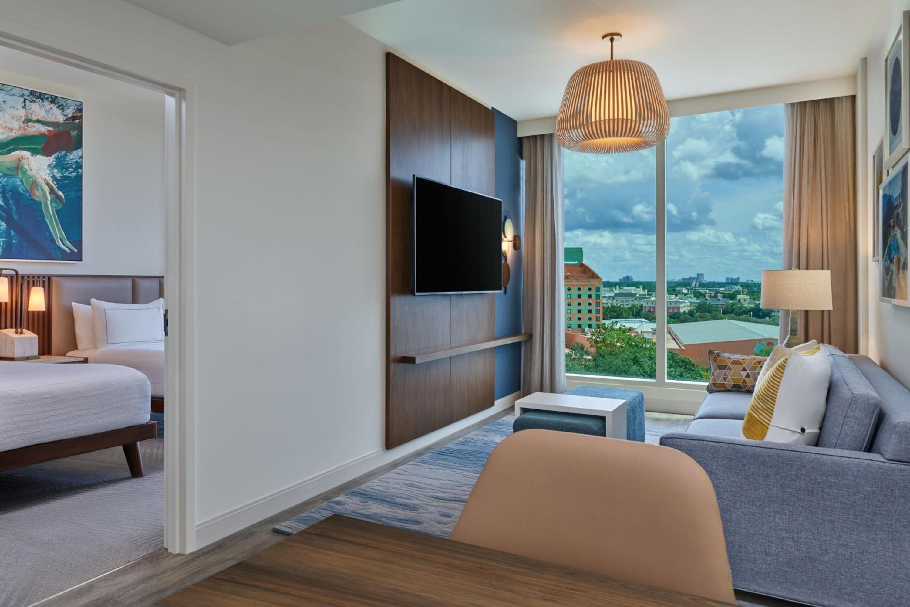 Signature Epcot View, Suite, 2 Queen, Sofa bed (Includes Early Entry To Disney Theme Parks)