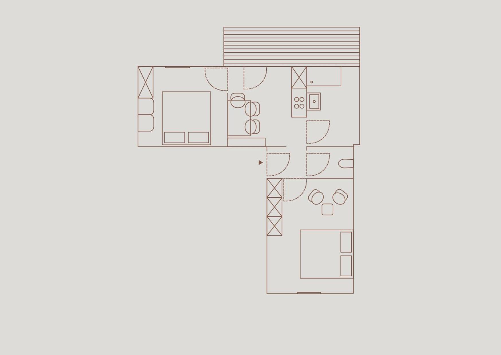 Landhaus Original Apartment mit Balkon