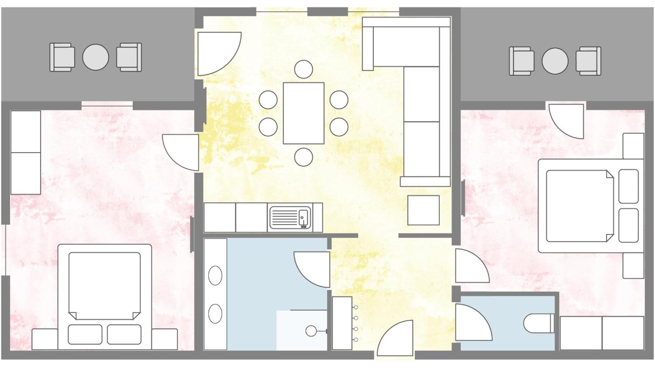 Apartment with Balcony - Annex photo 2