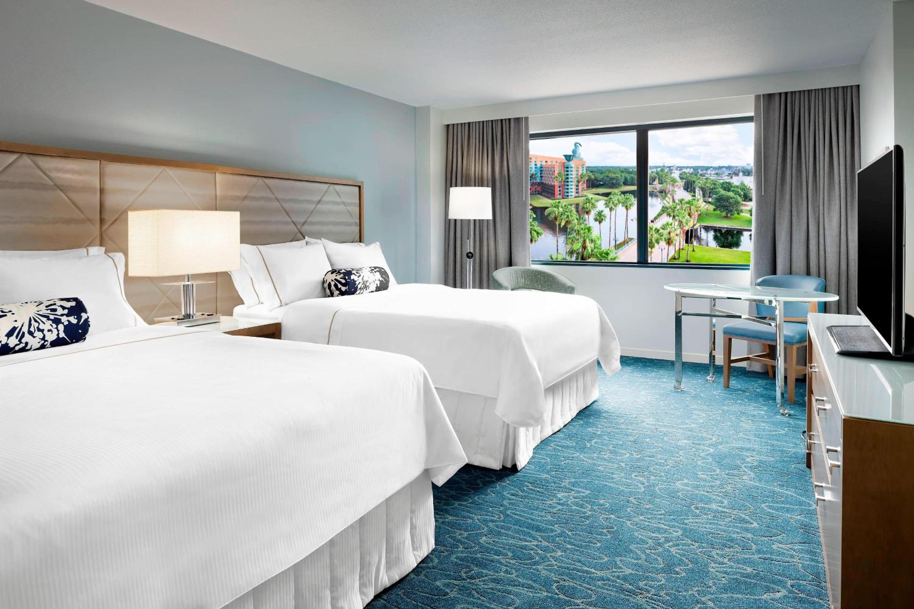 Resort View Queen, Guest room, 2 Queen, Resort view (Includes Early Entry To Disney Theme Parks)