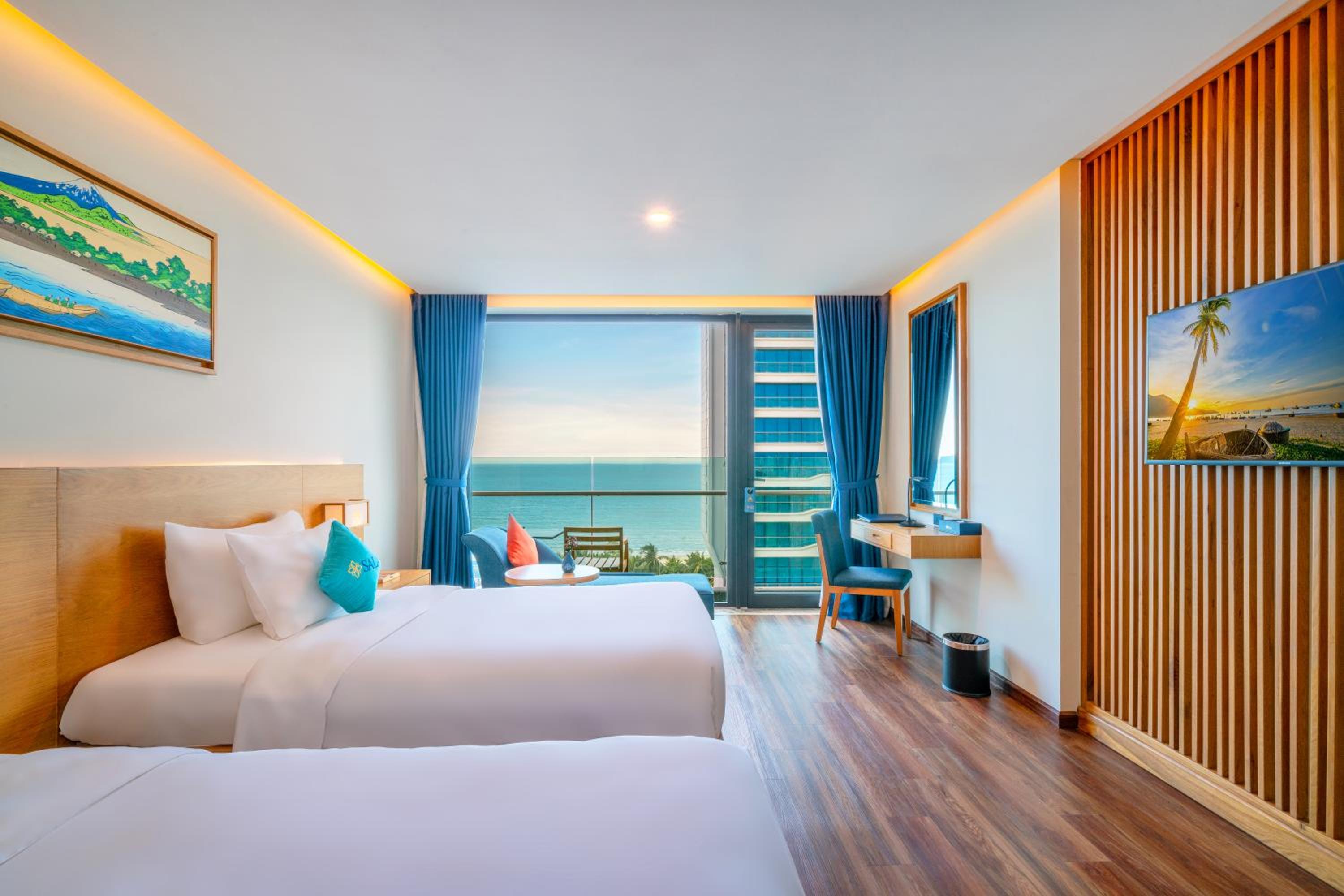 Special Offer - Deluxe Twin Room with Balcony and Sea View - Photo 11
