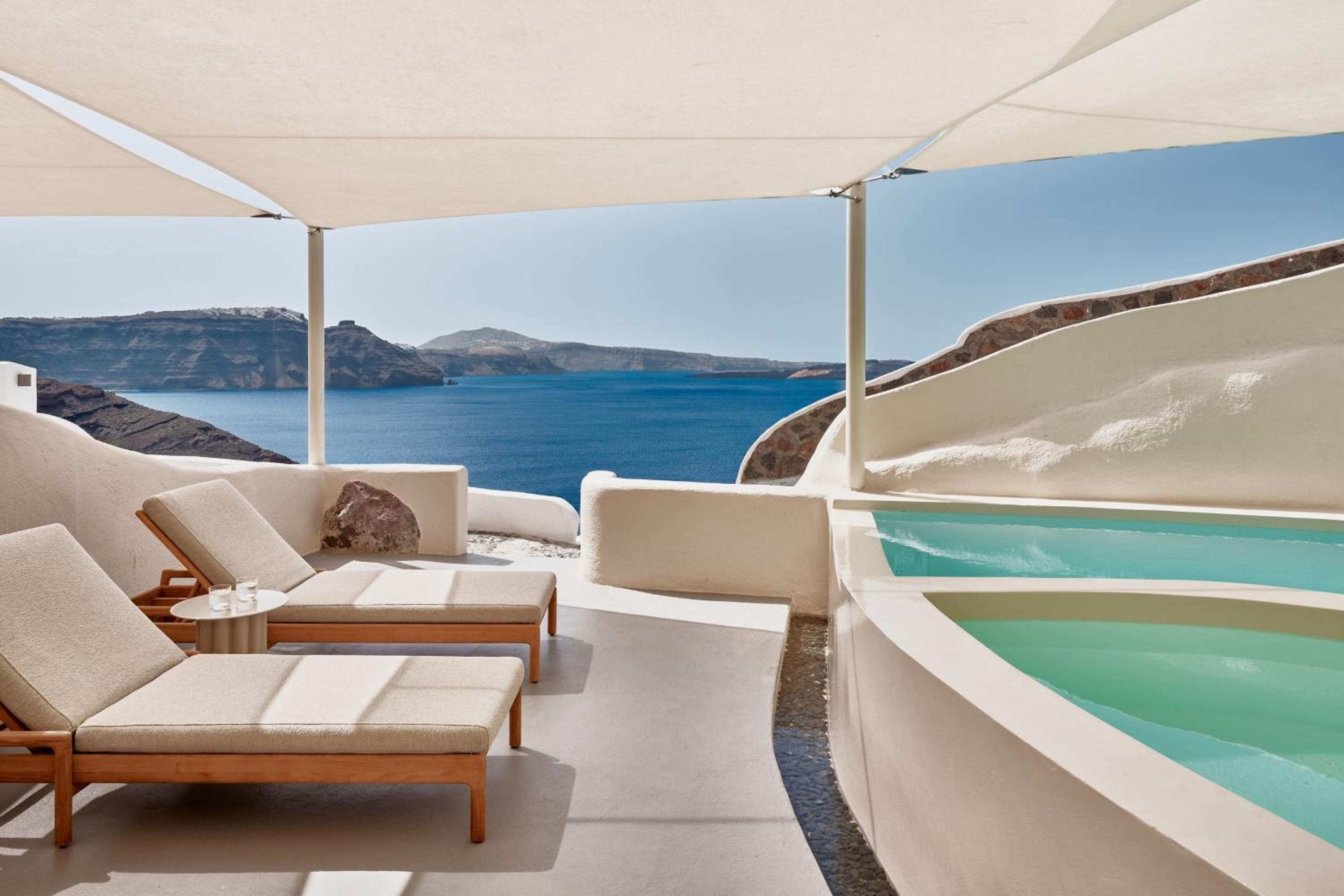 Air of Mystery Villa, 1 Bedroom Villa, 1 King, Caldera view with Whirlpool and Private Pool thumbnail 5
