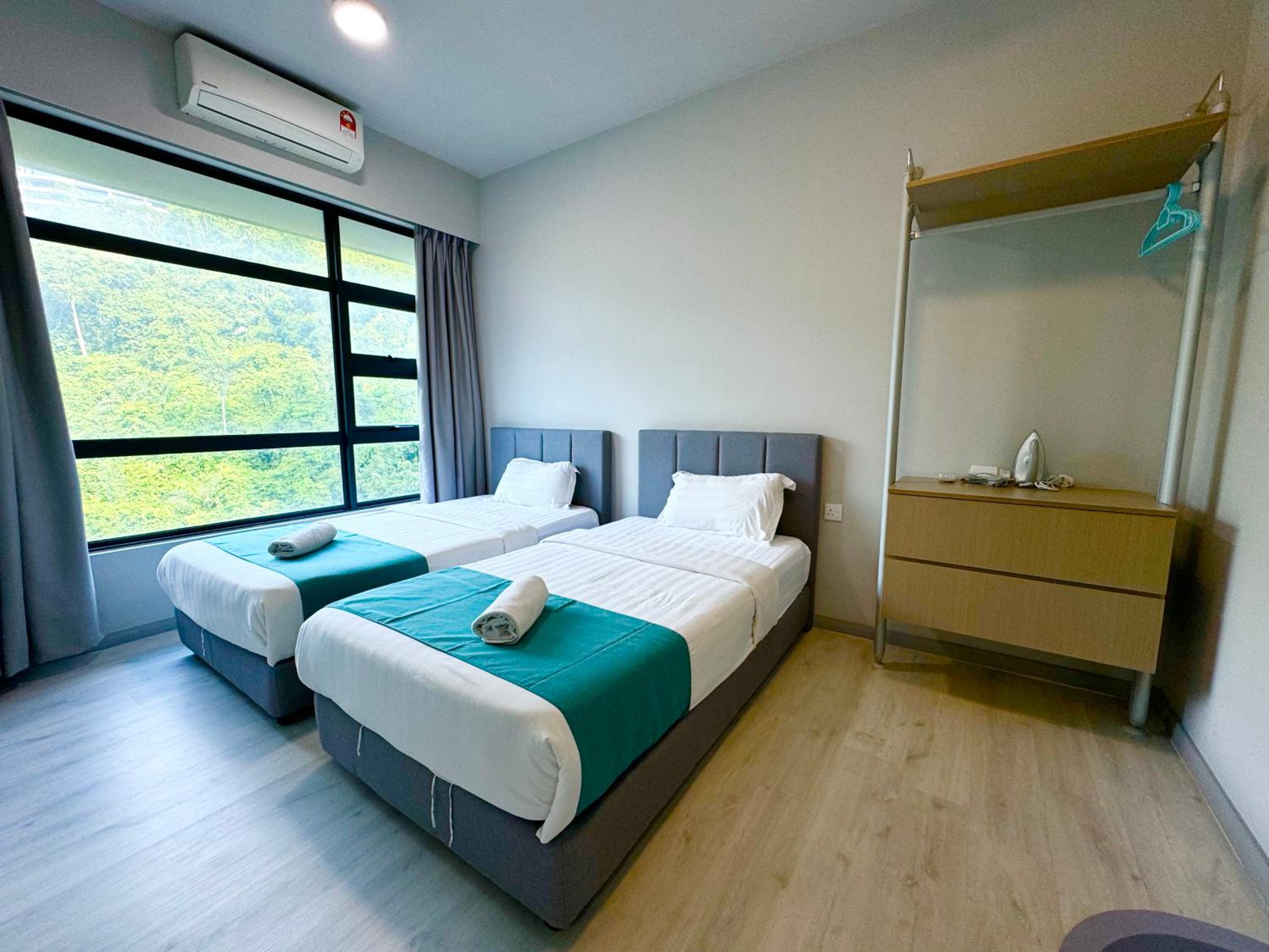 Family Two-Bedroom Apartment with View