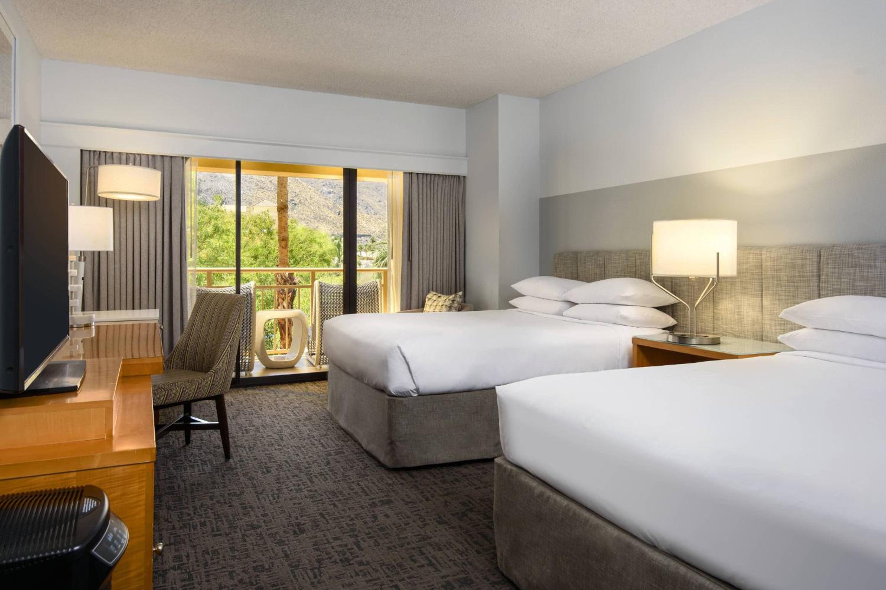 Queen Room with Two Queen Beds with Pool View and Balcony - Allergy Friendly (No Resort Fees) - Photo 1