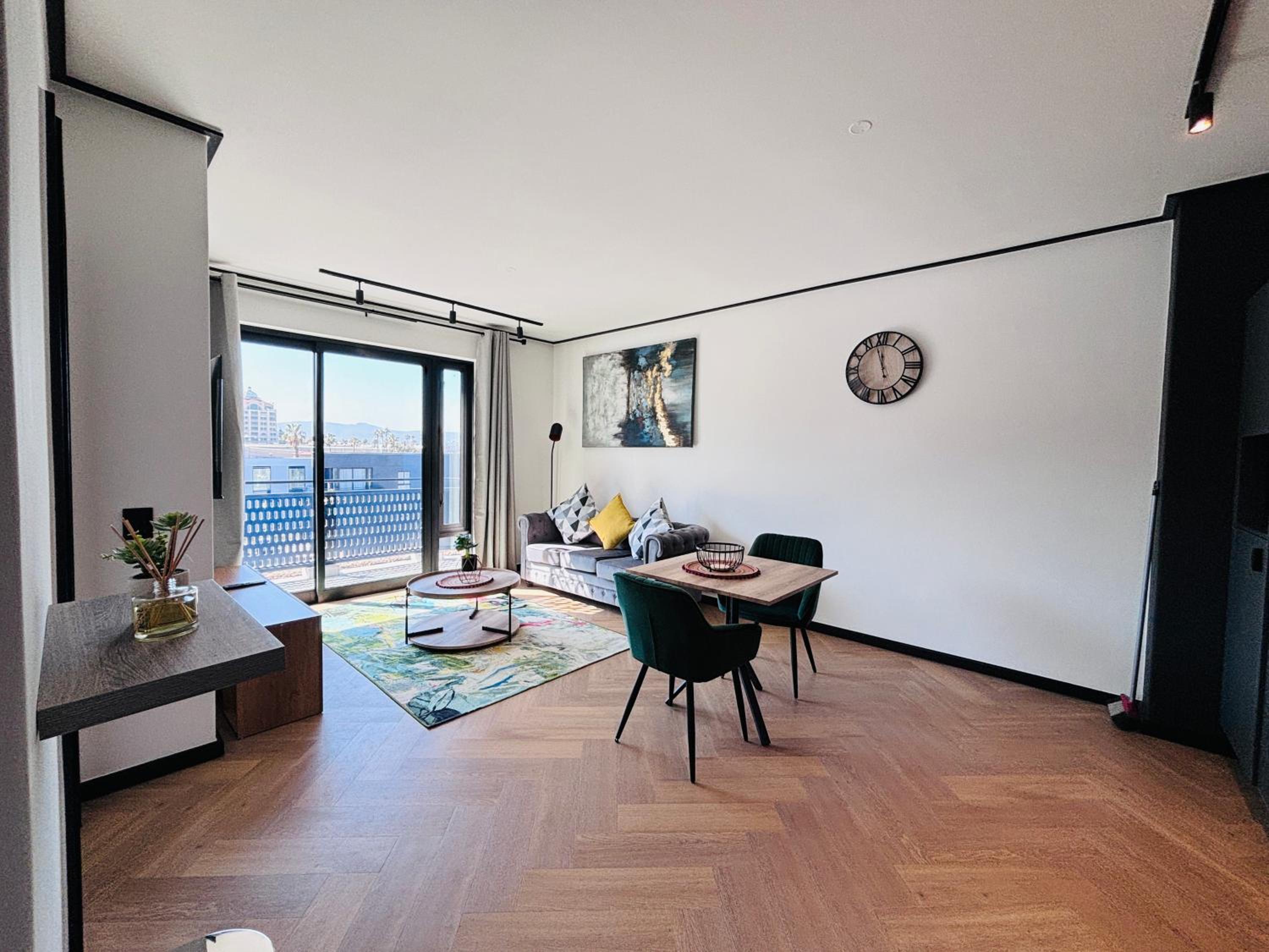Deluxe One-Bedroom Apartment with City View