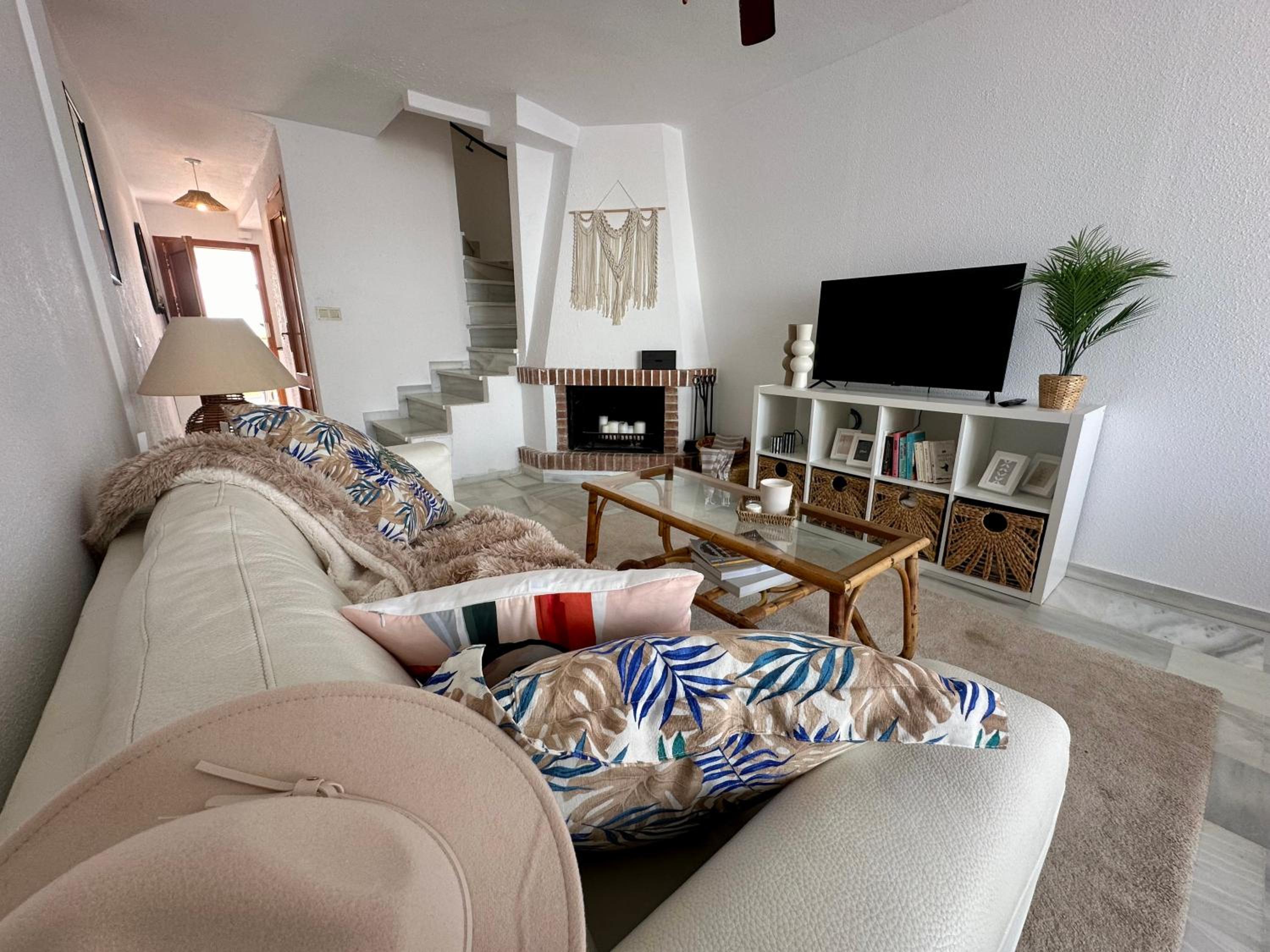 Apartamento de dos habitaciones con balcón y terraza