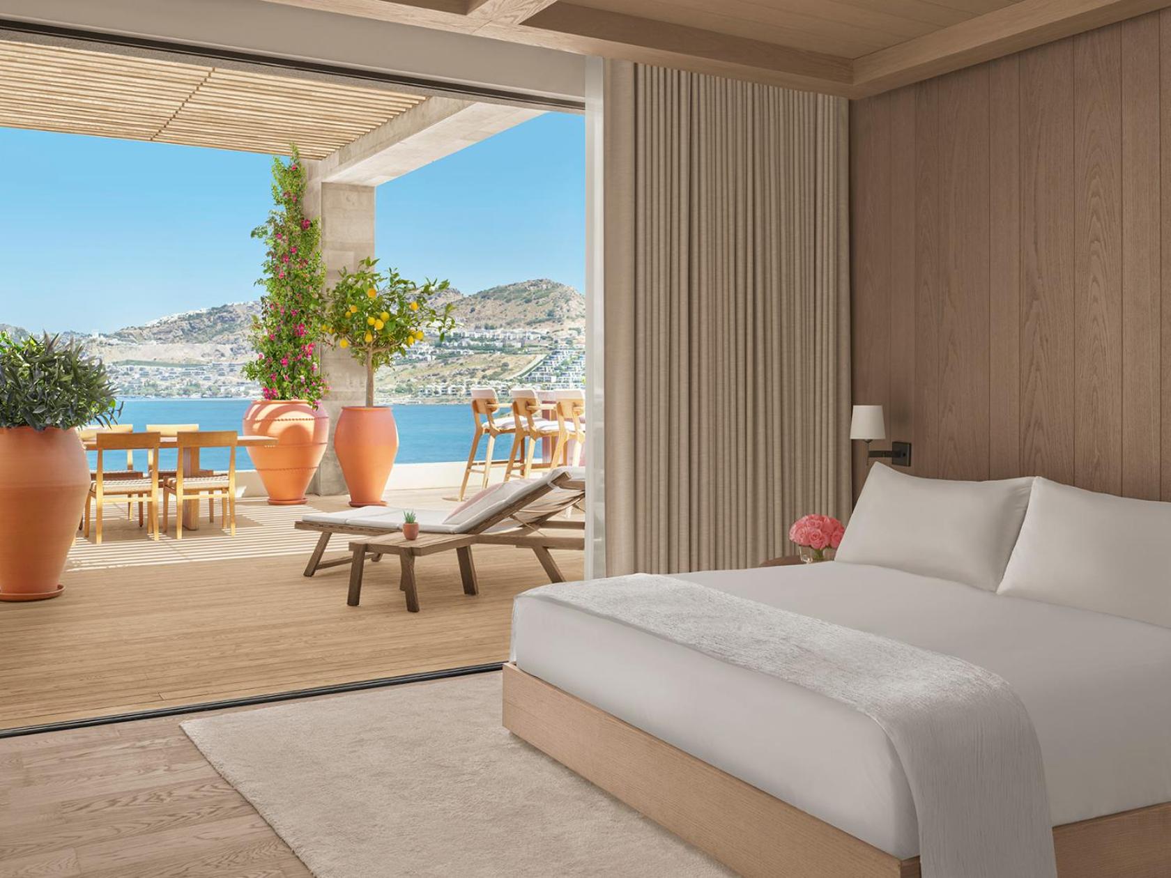 Suite 1 Chambre avec Lit King-Size et Balcon - Vue sur Mer
