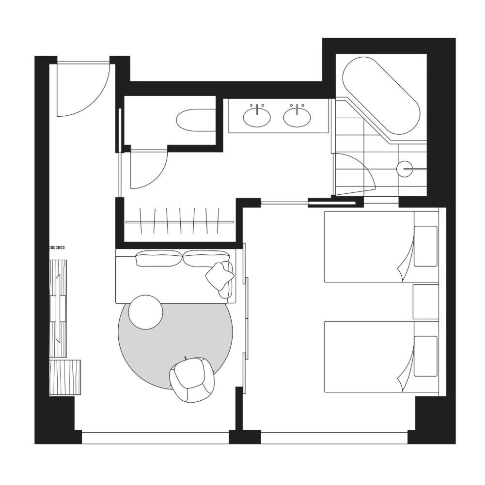 Deluxe Twin Room with City View