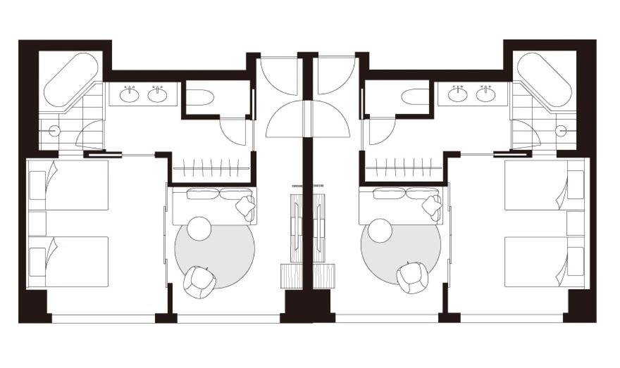 Connecting Suite with City View
