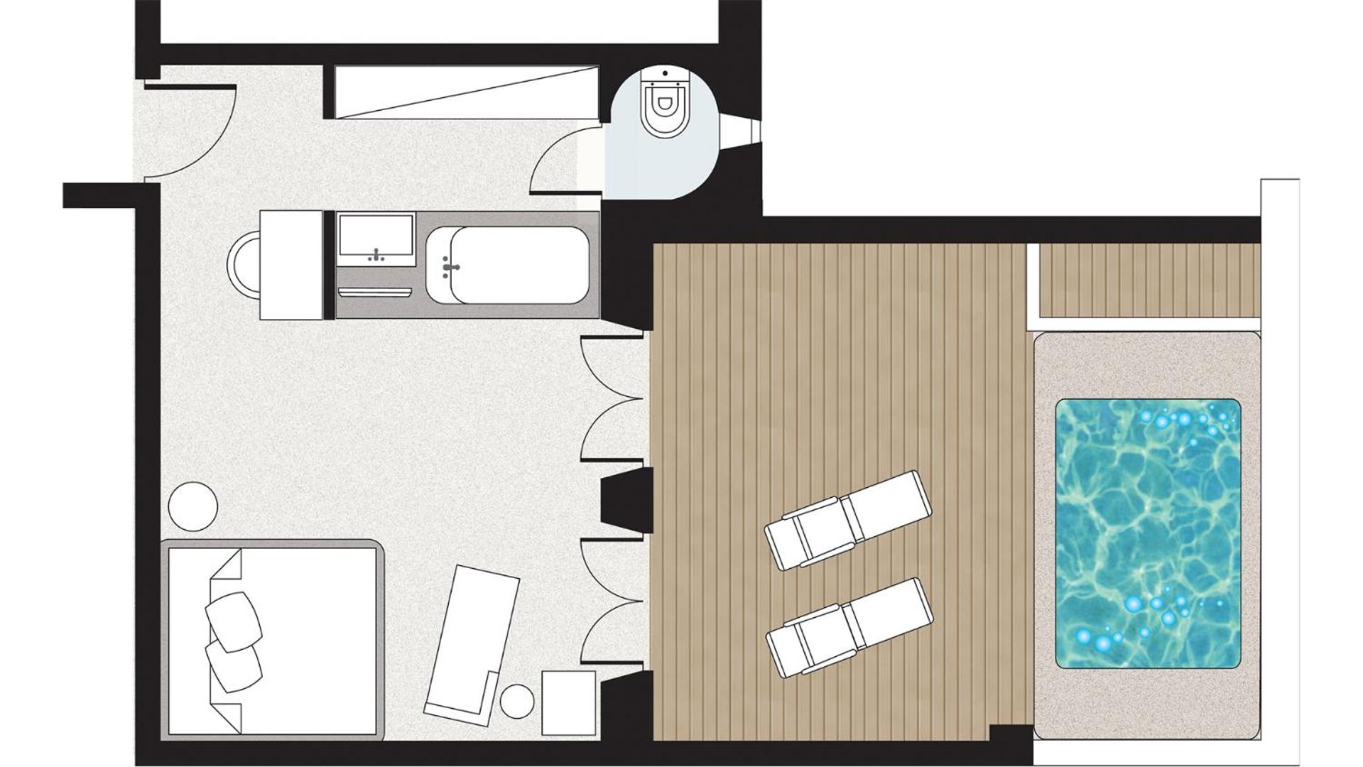 Luxury Bungalow with Outdoor Hydro-Massage Bathtub - Photo 3