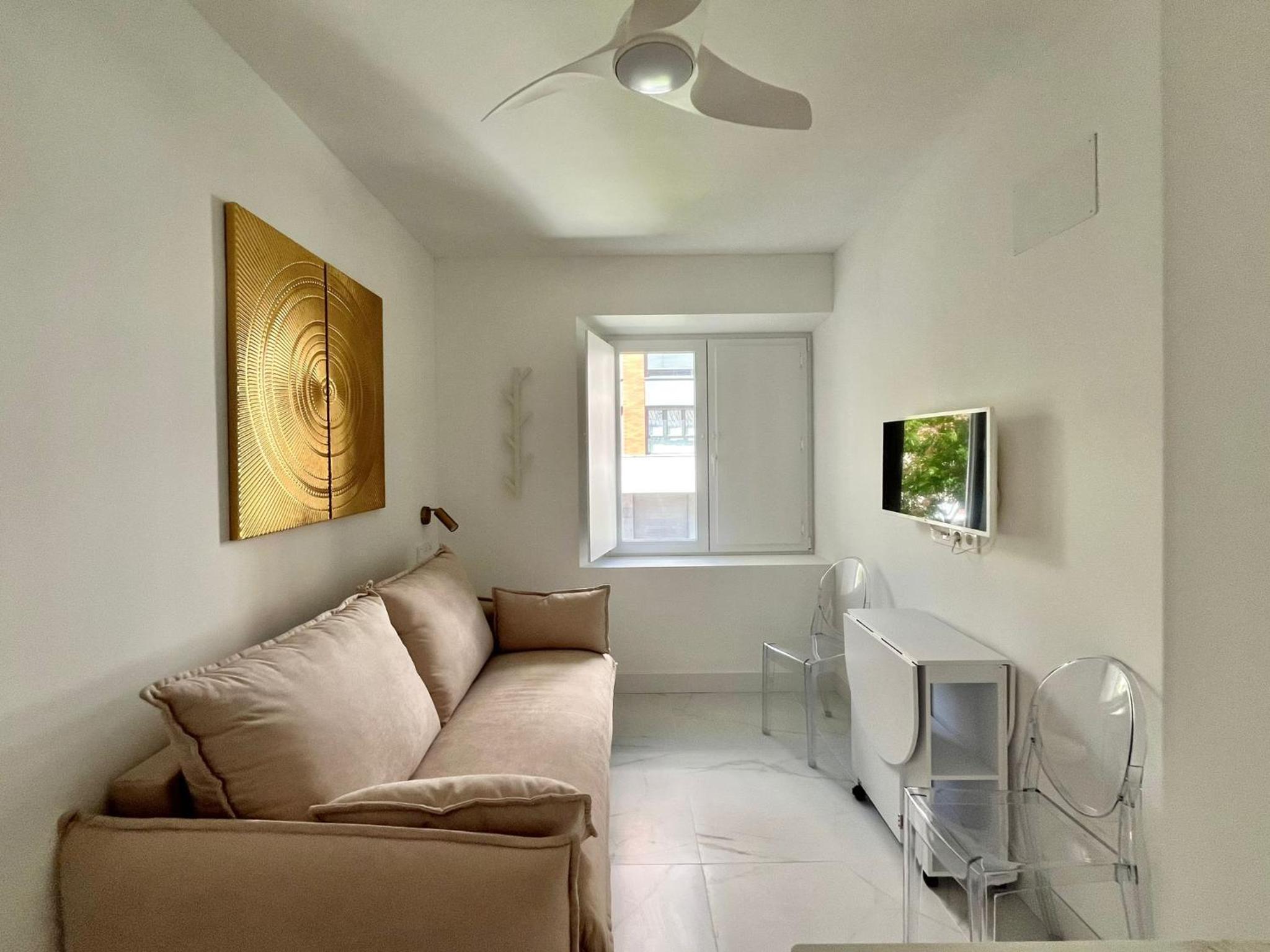 Apartamento con vista al jardín