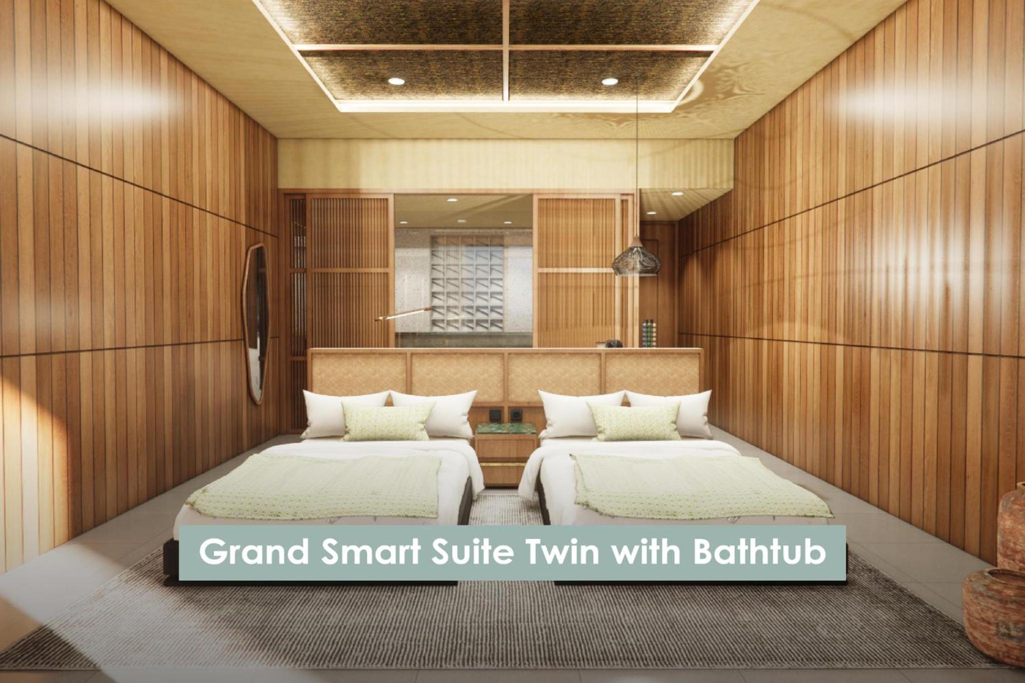 Grand Smart Suite Twin with Bathtub