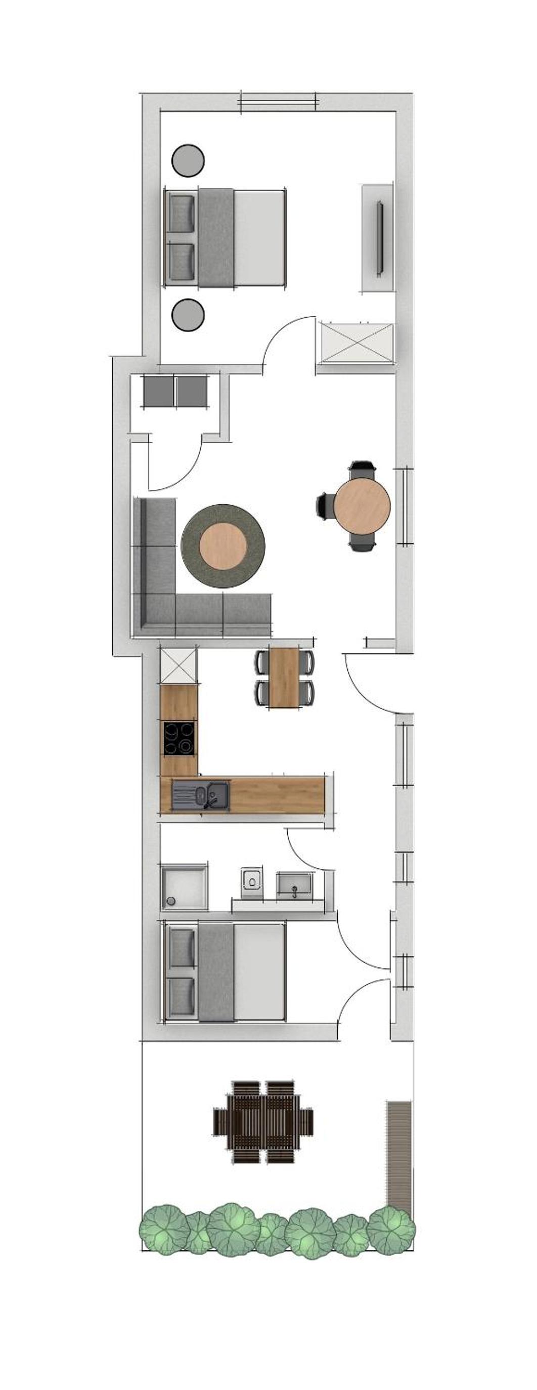 Two-Bedroom Apartment with Terrace photo 3