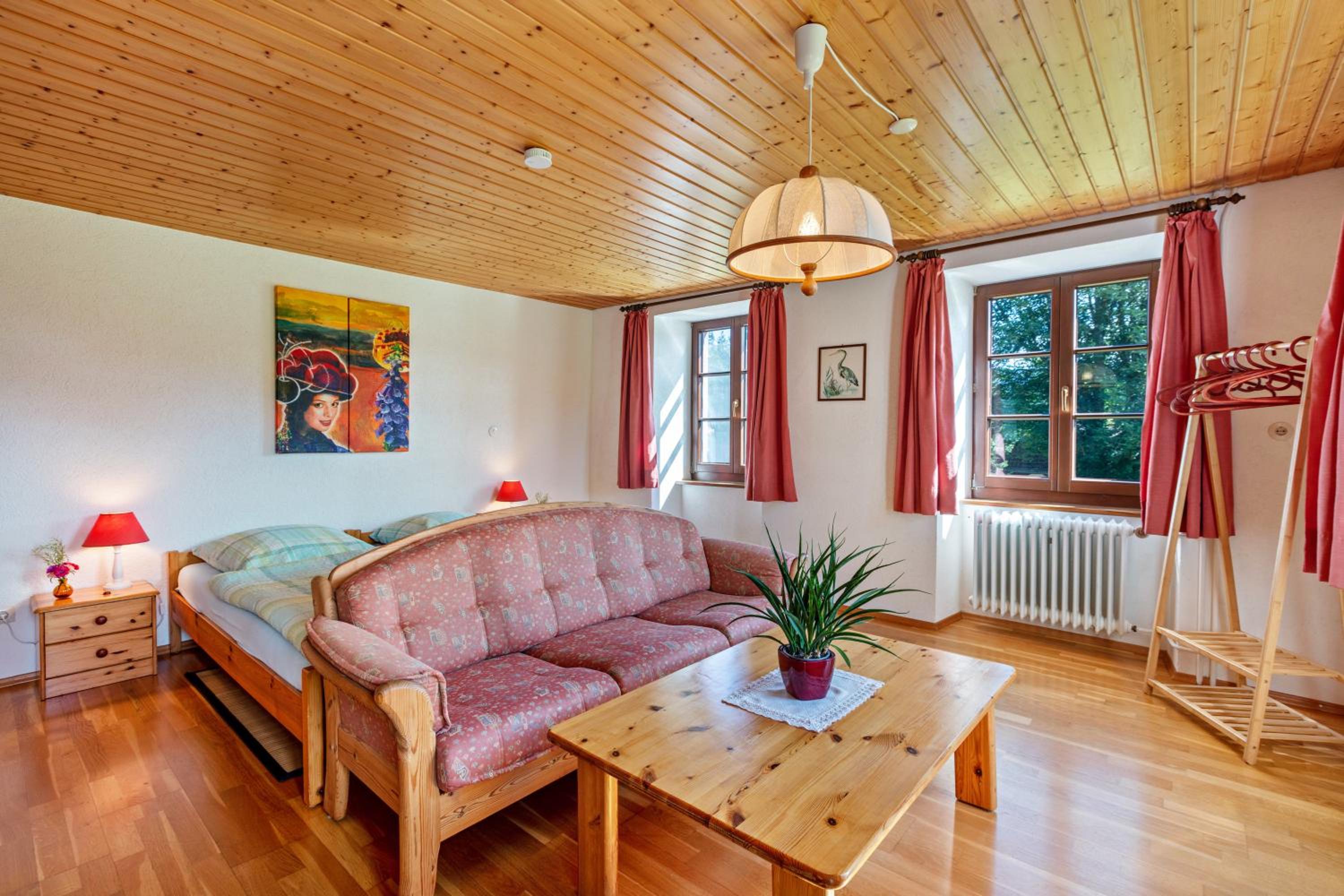 One-Bedroom Apartment with Garden View