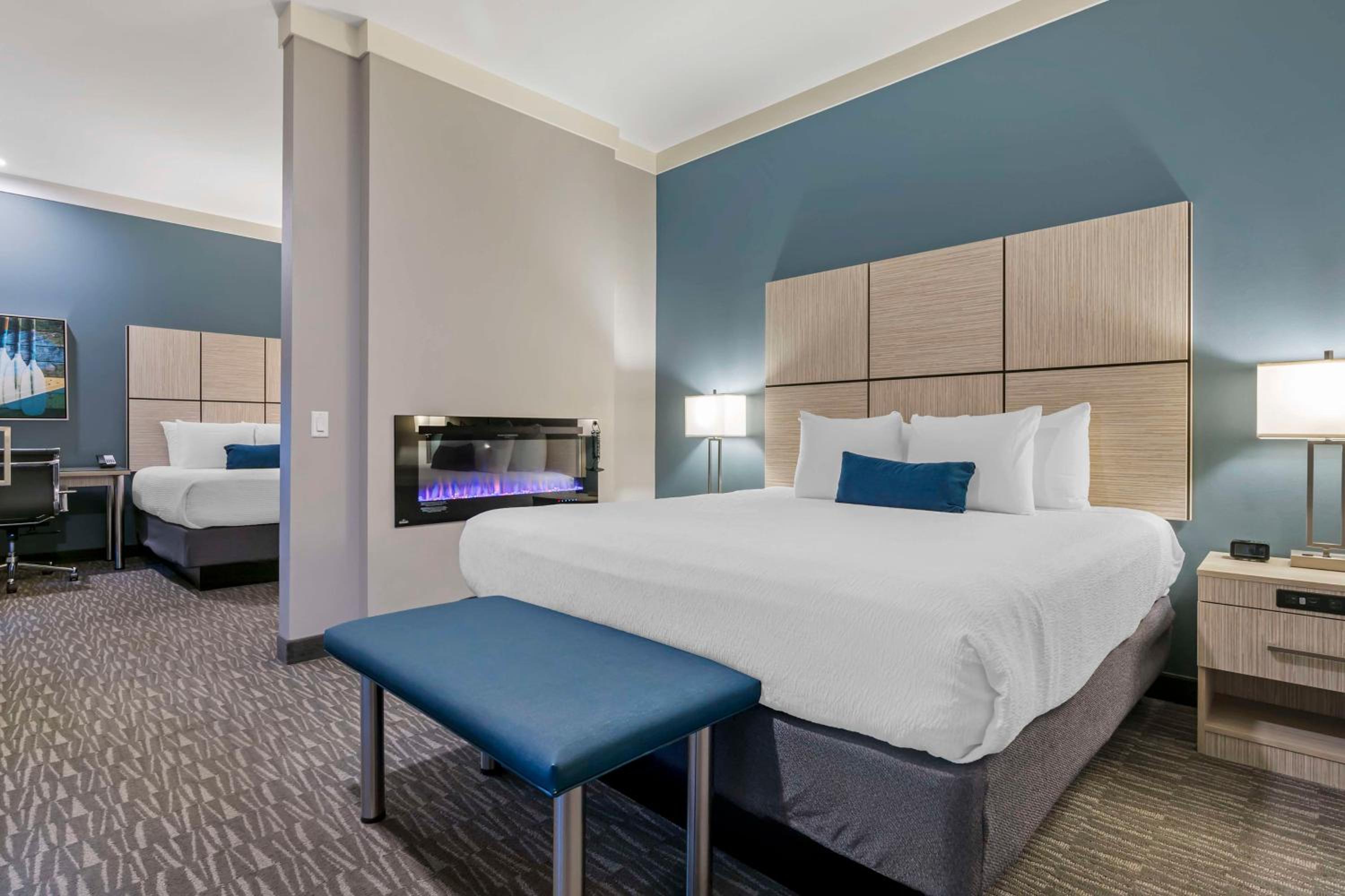 Suite with Roll-In Shower - Mobility Access/Non-Smoking