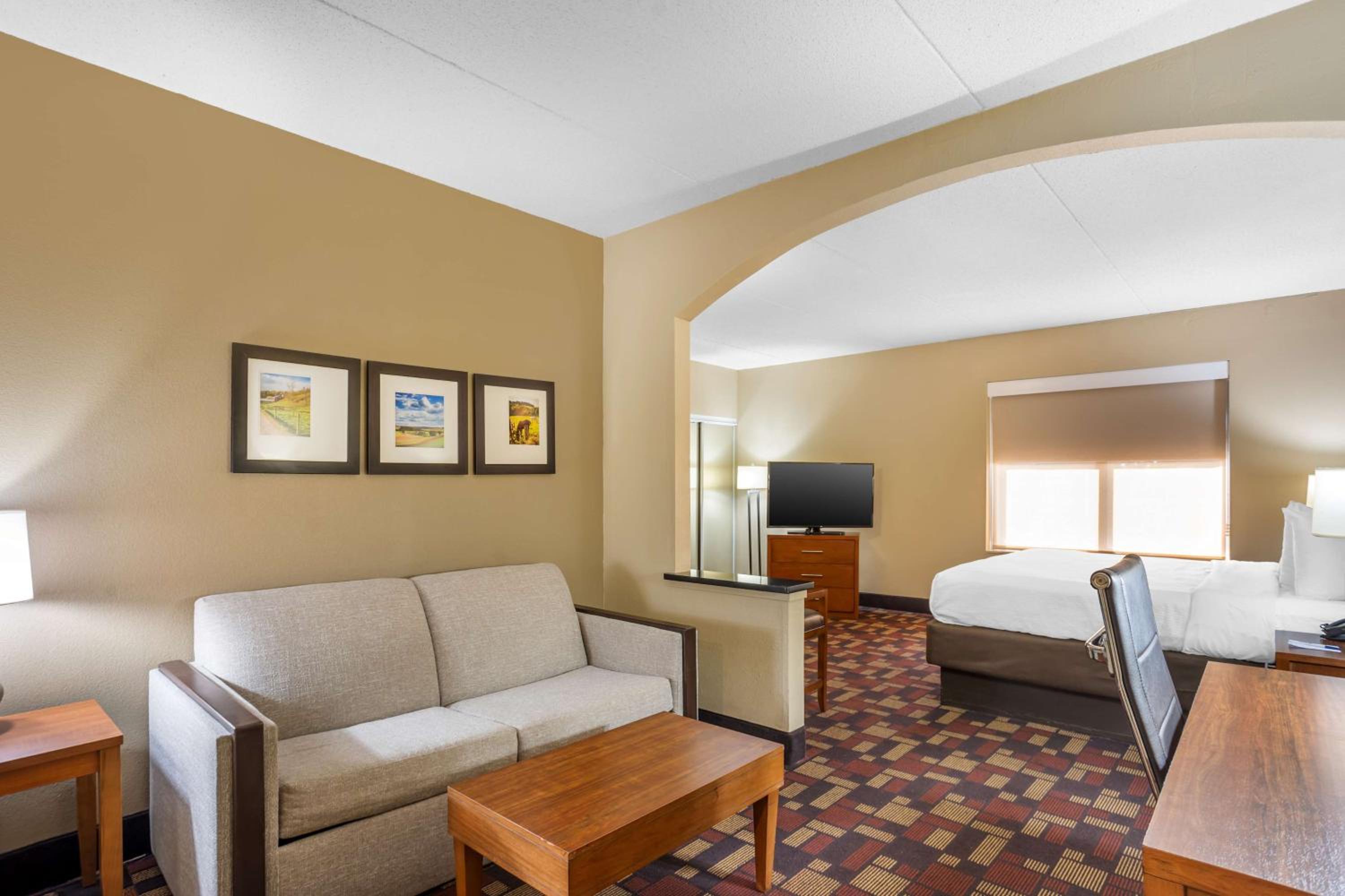 King Suite with Sofa Bed and Whirlpool - Nonsmoking - Photo 3