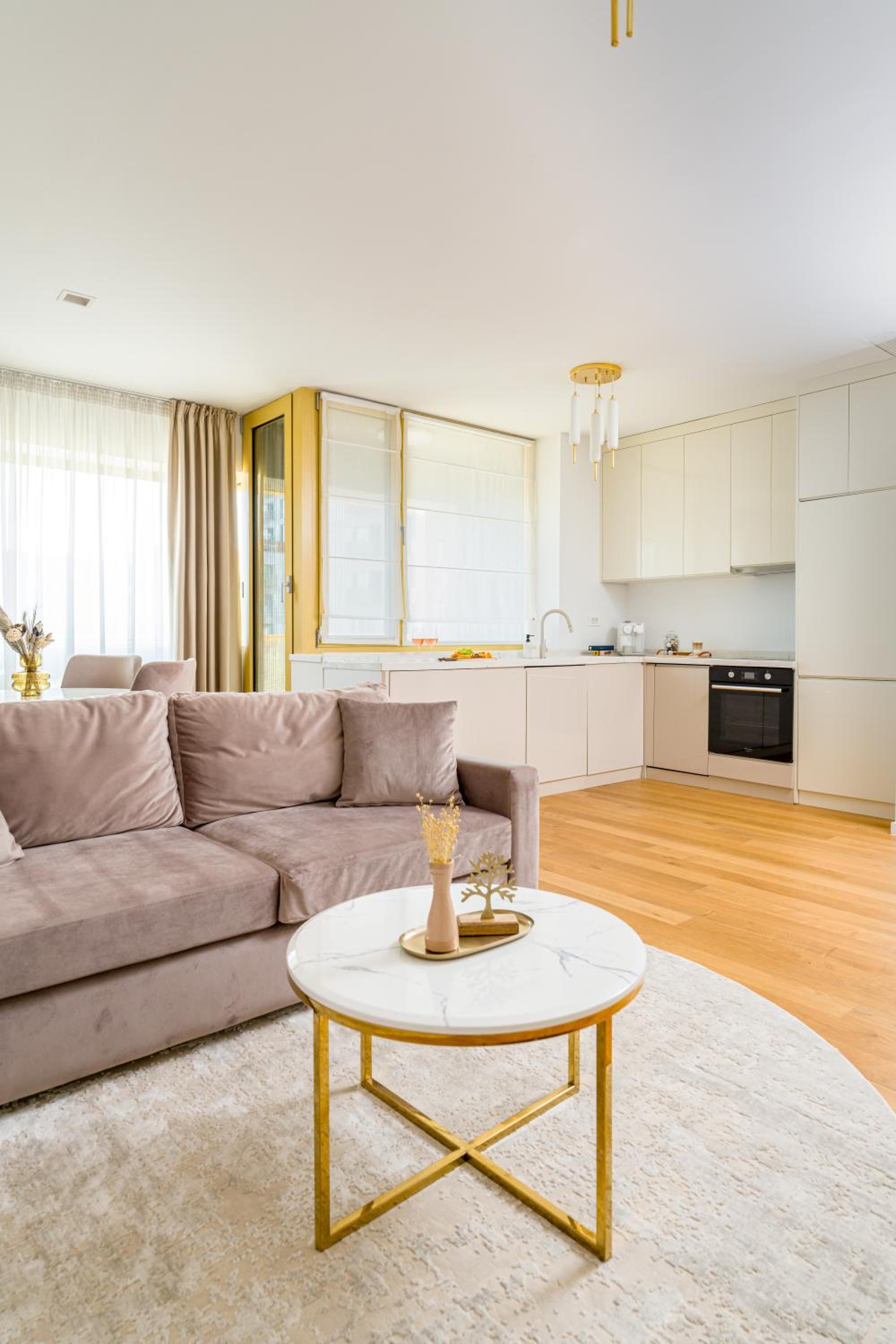 One-Bedroom Apartment with Balcony and City View