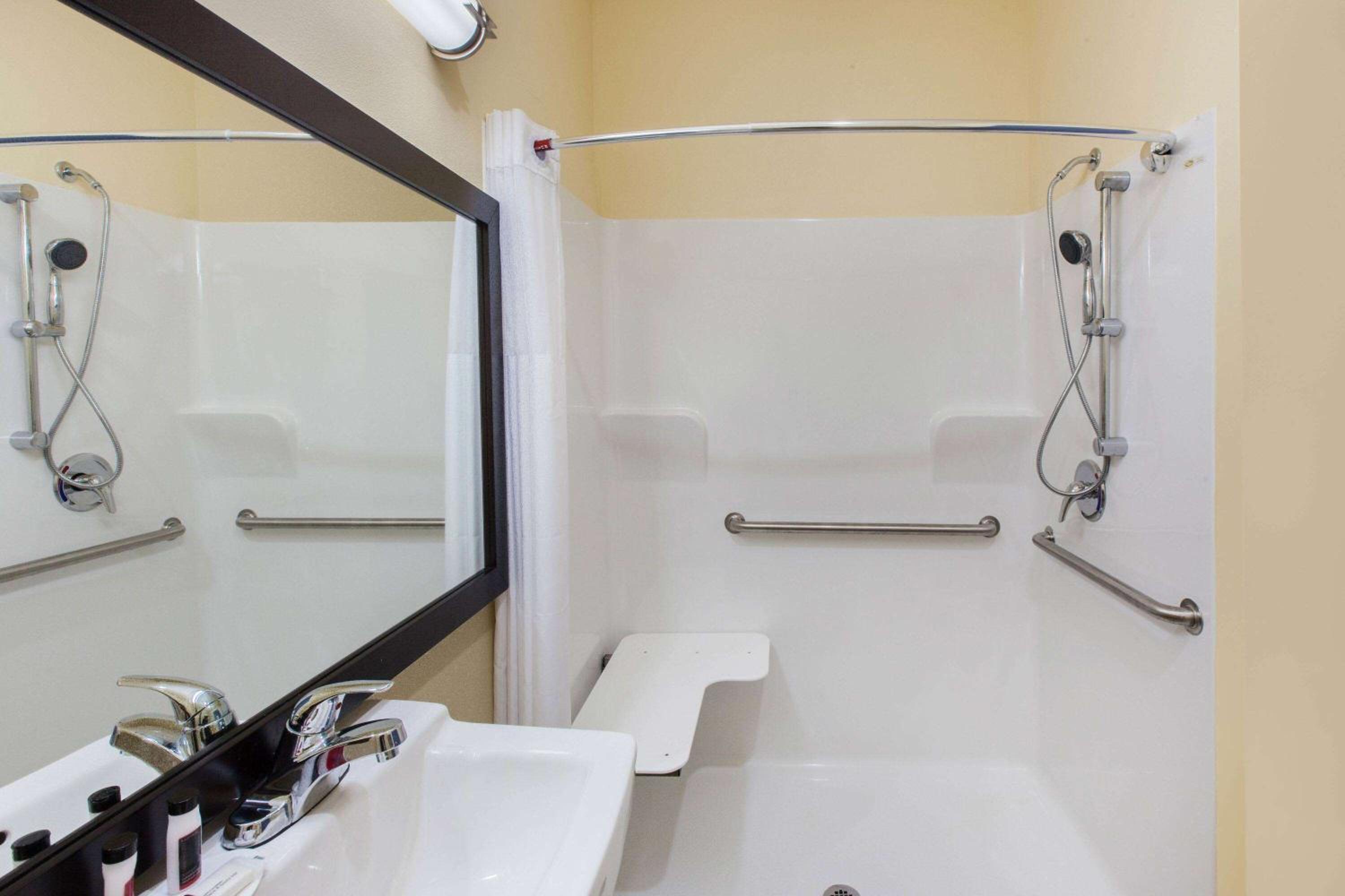 1 King Bed, Accessible Rolling Shower, Non Smoking - Photo 1