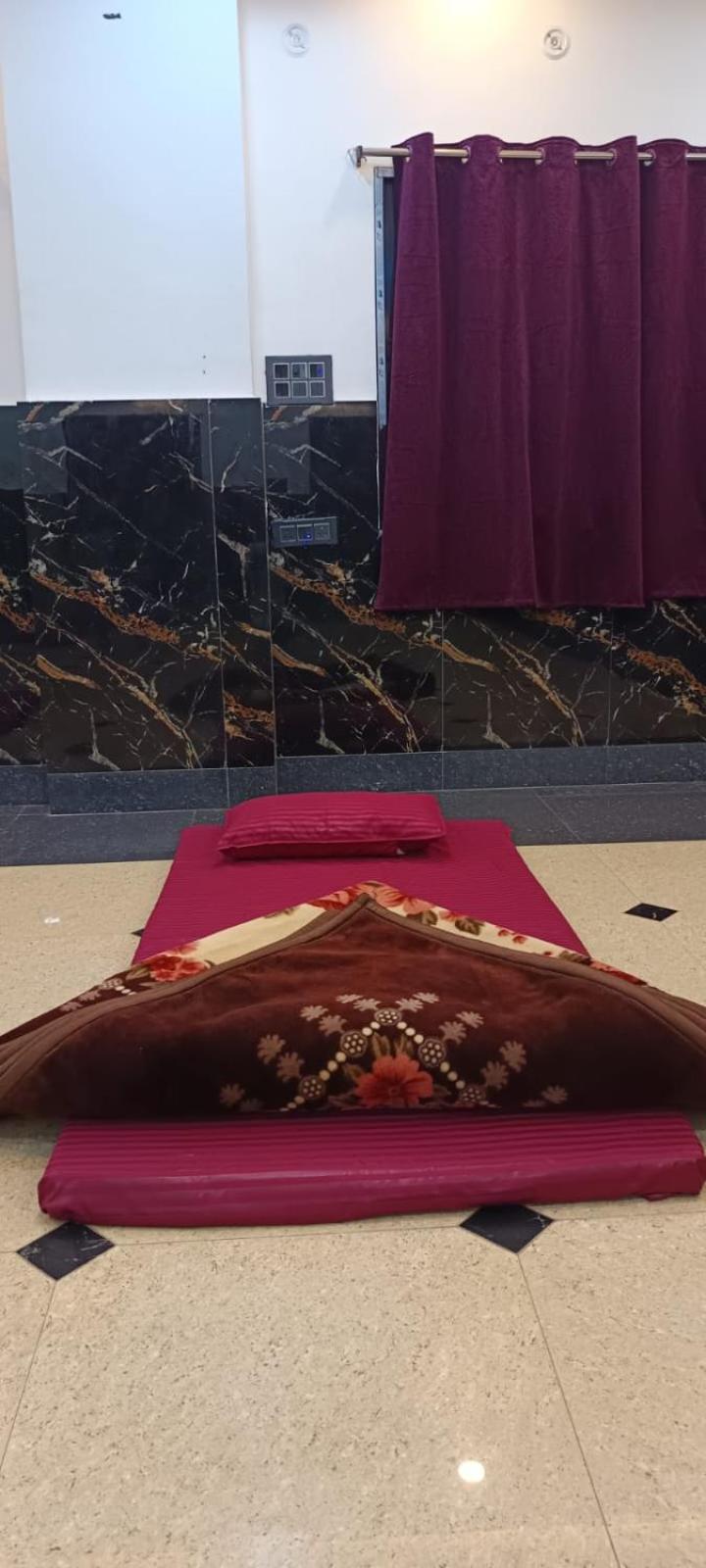 Single Bed In Dormitory Room