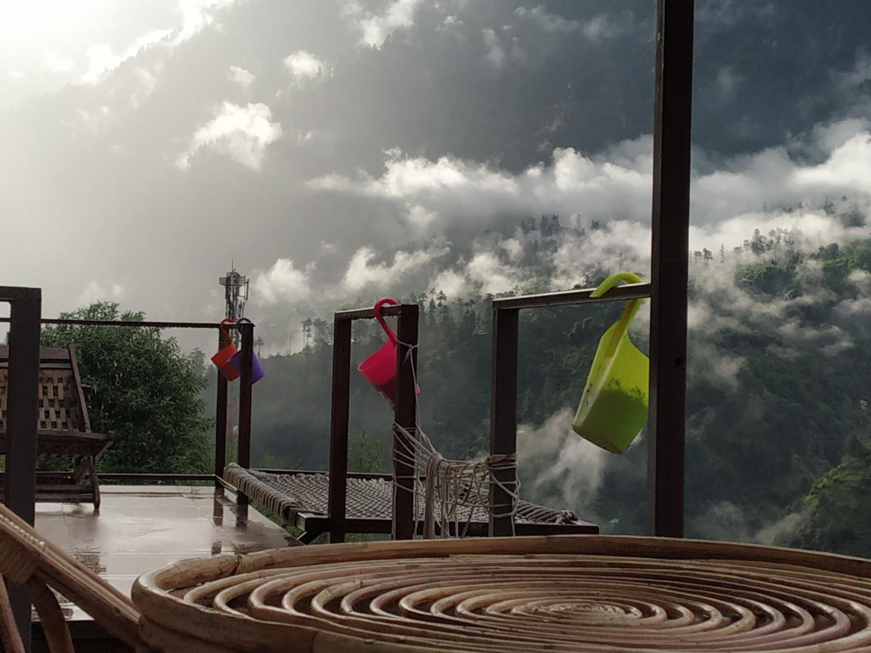 Family Room With Mountain View