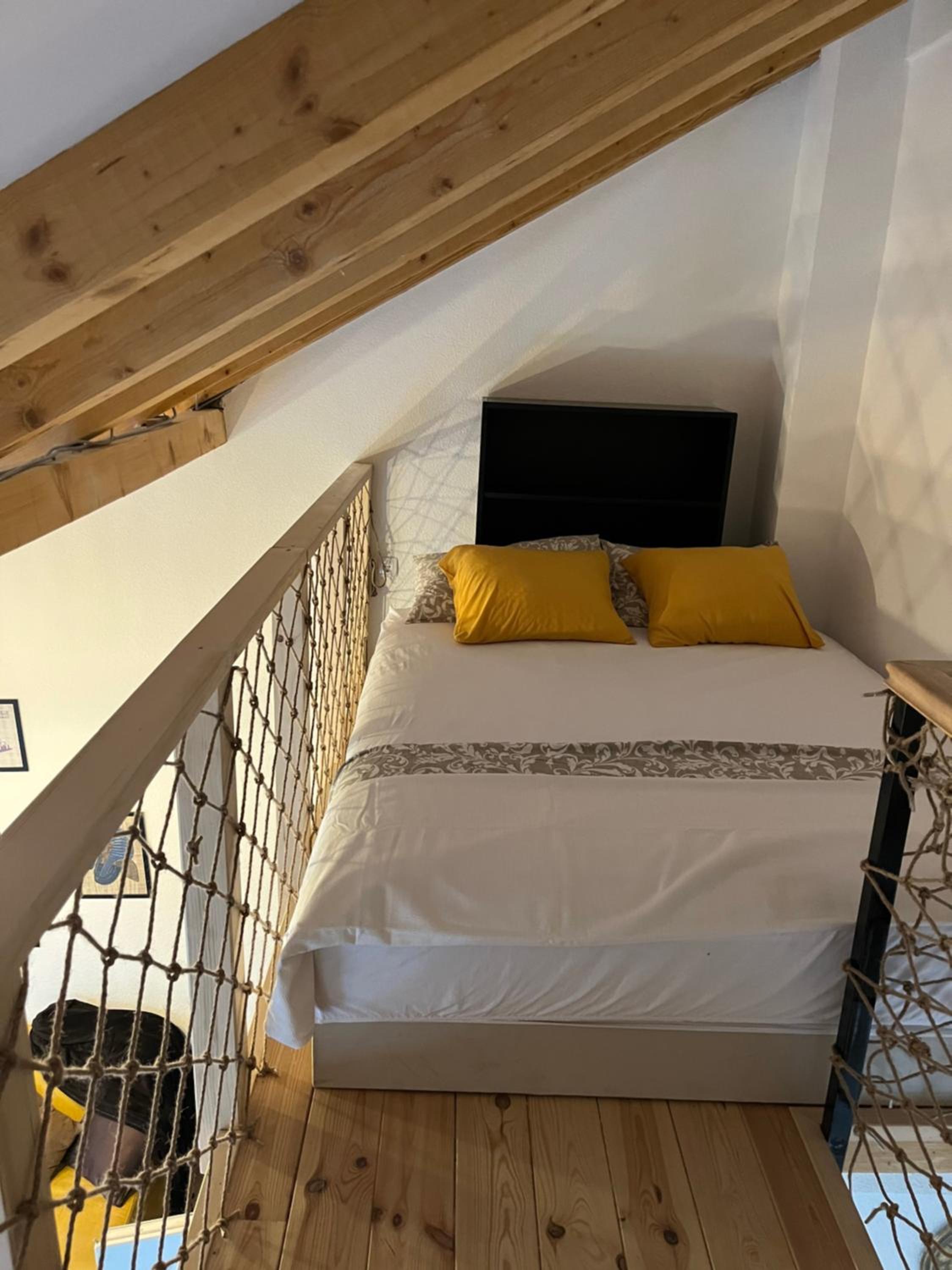 One-Bedroom Loft Apartment with Balcony