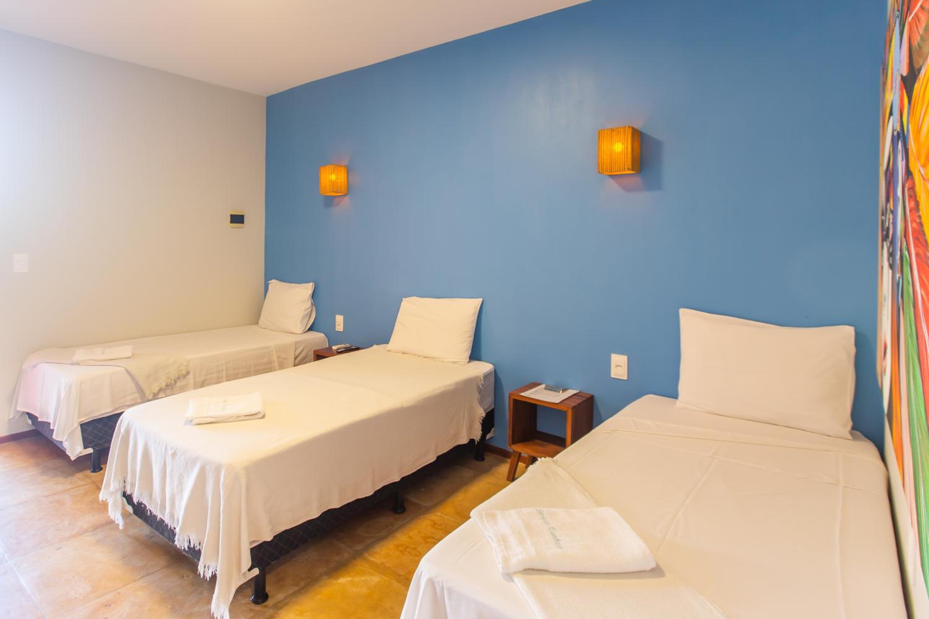 Single Bed In Dormitory Room