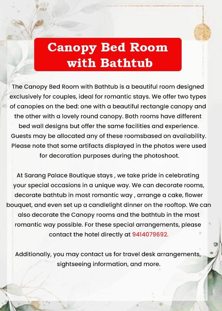 Luxurious Bathtub Room with Canopy: Enjoy 10% off on - F&B, Spa, car Hire, Complimentary Welcome Drink & Hi-Tea, Candlelight Dinner & Room Decoration Available  - Photo 15