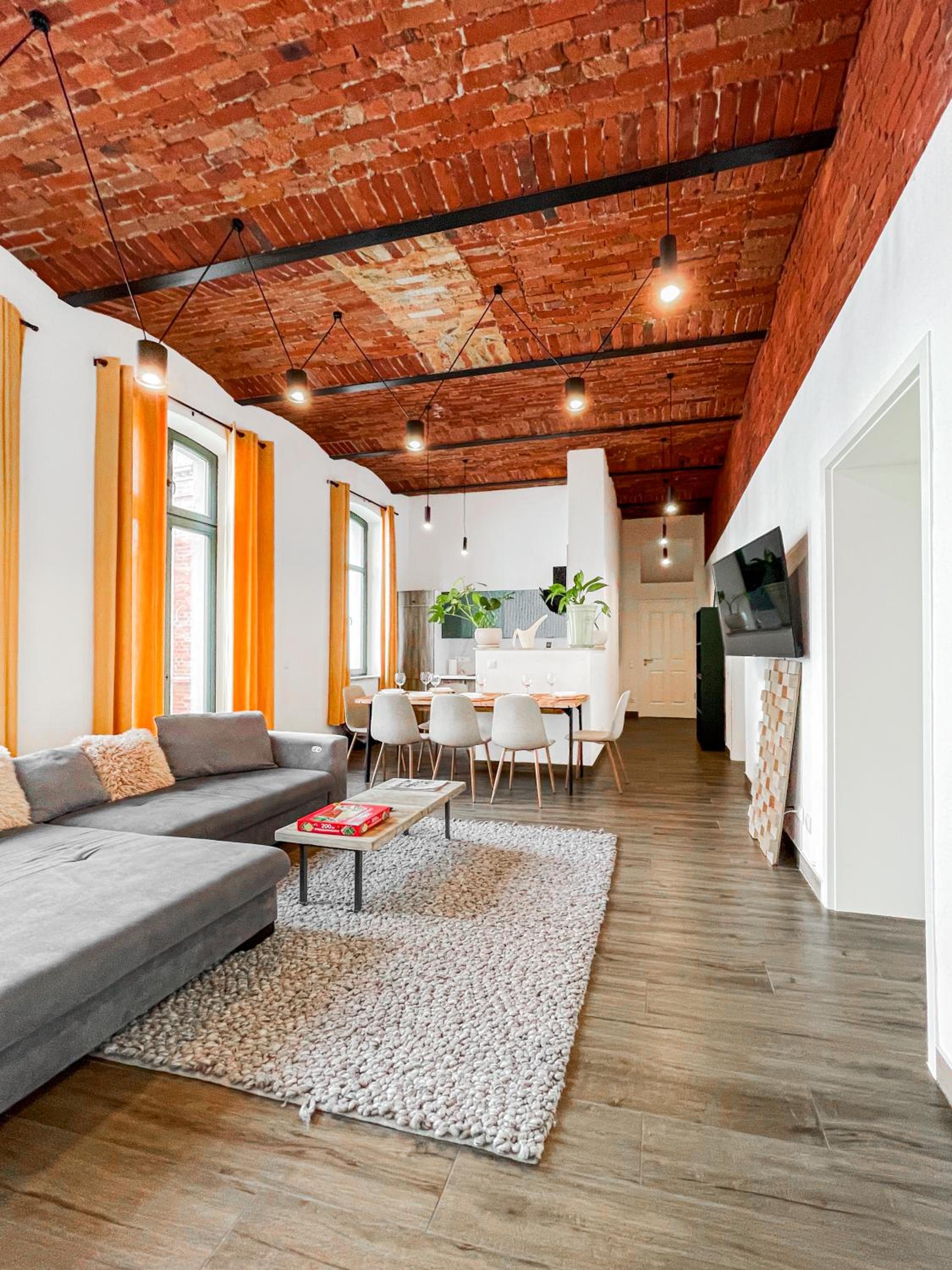 Three-Bedroom Loft Apartment