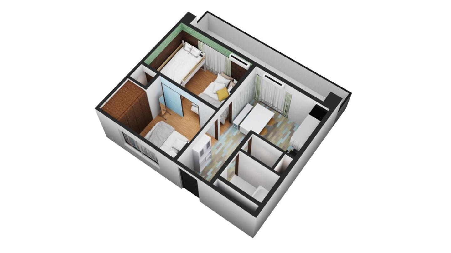 Two-Bedroom Apartment photo 1