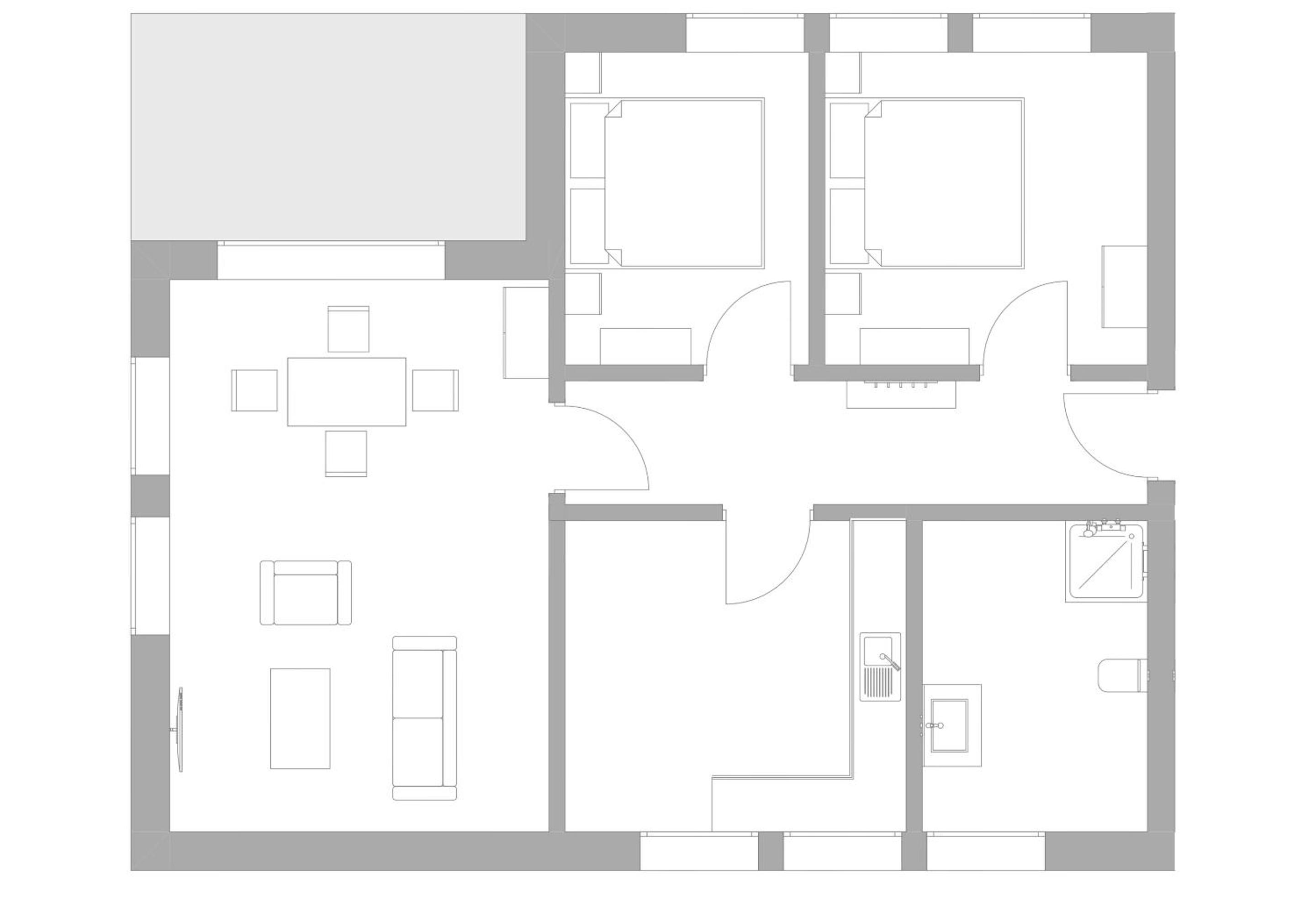 Two-Bedroom Superior Apartment photo 2