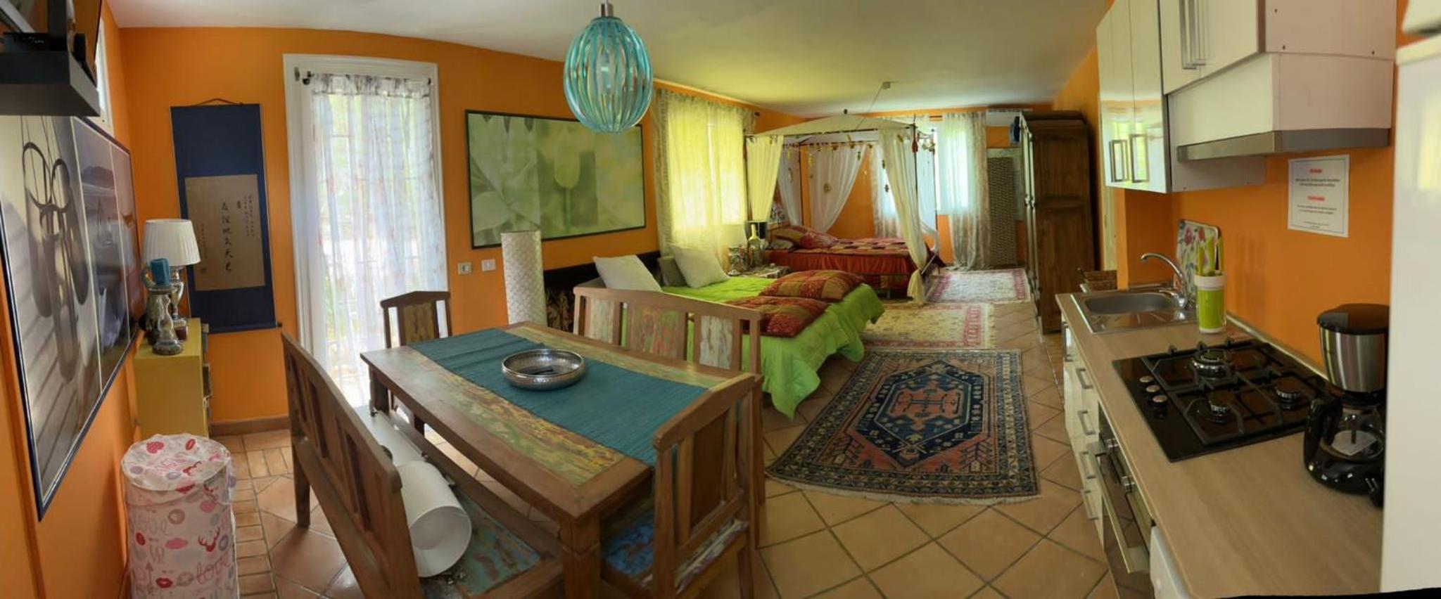 Apartamento de una habitación con terraza