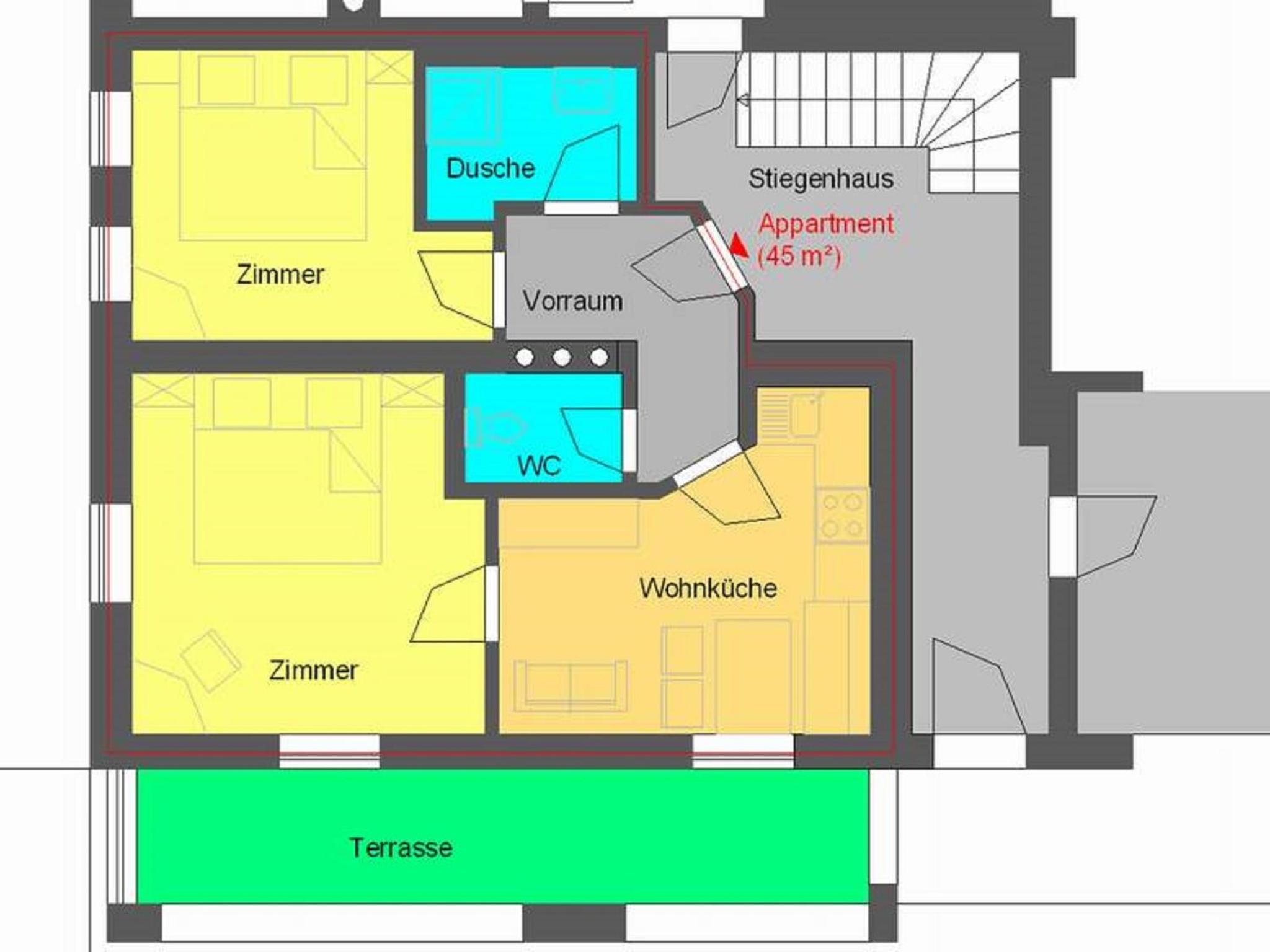 Two-Bedroom Apartment photo 2