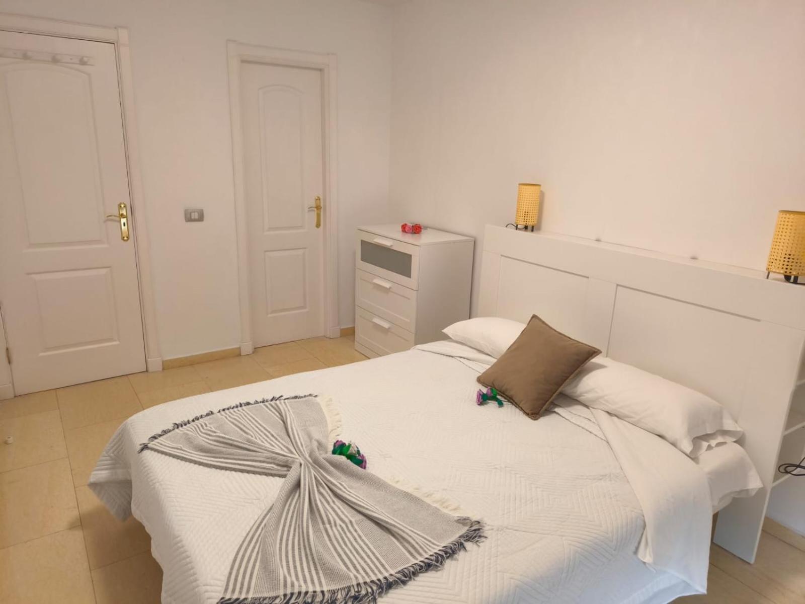 Apartamento con vista al jardín