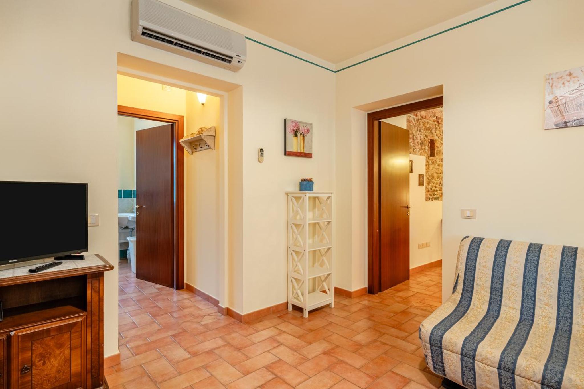 One-Bedroom Apartment with Garden View