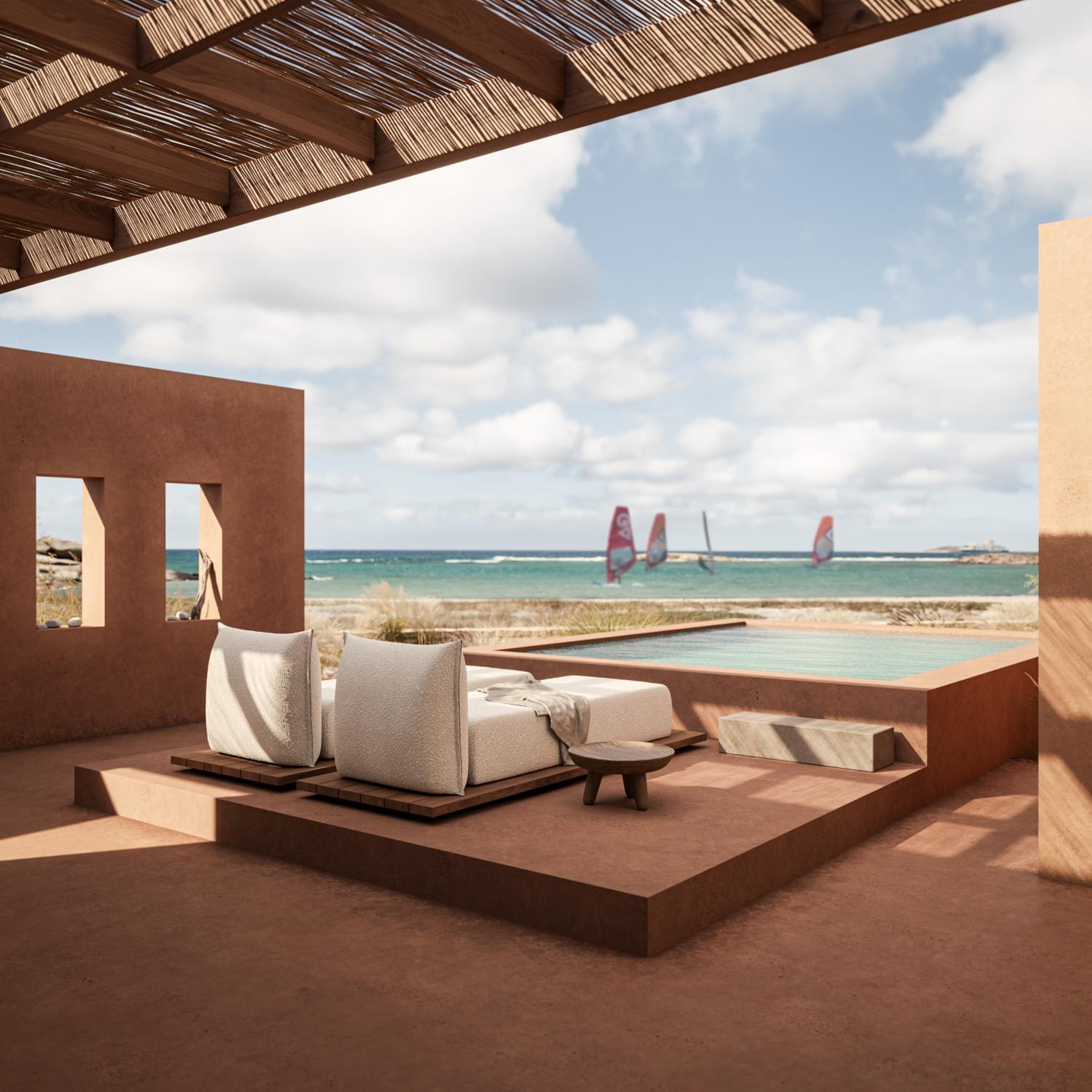  Neanderthal Hills Suite Pool & Partial Sea view