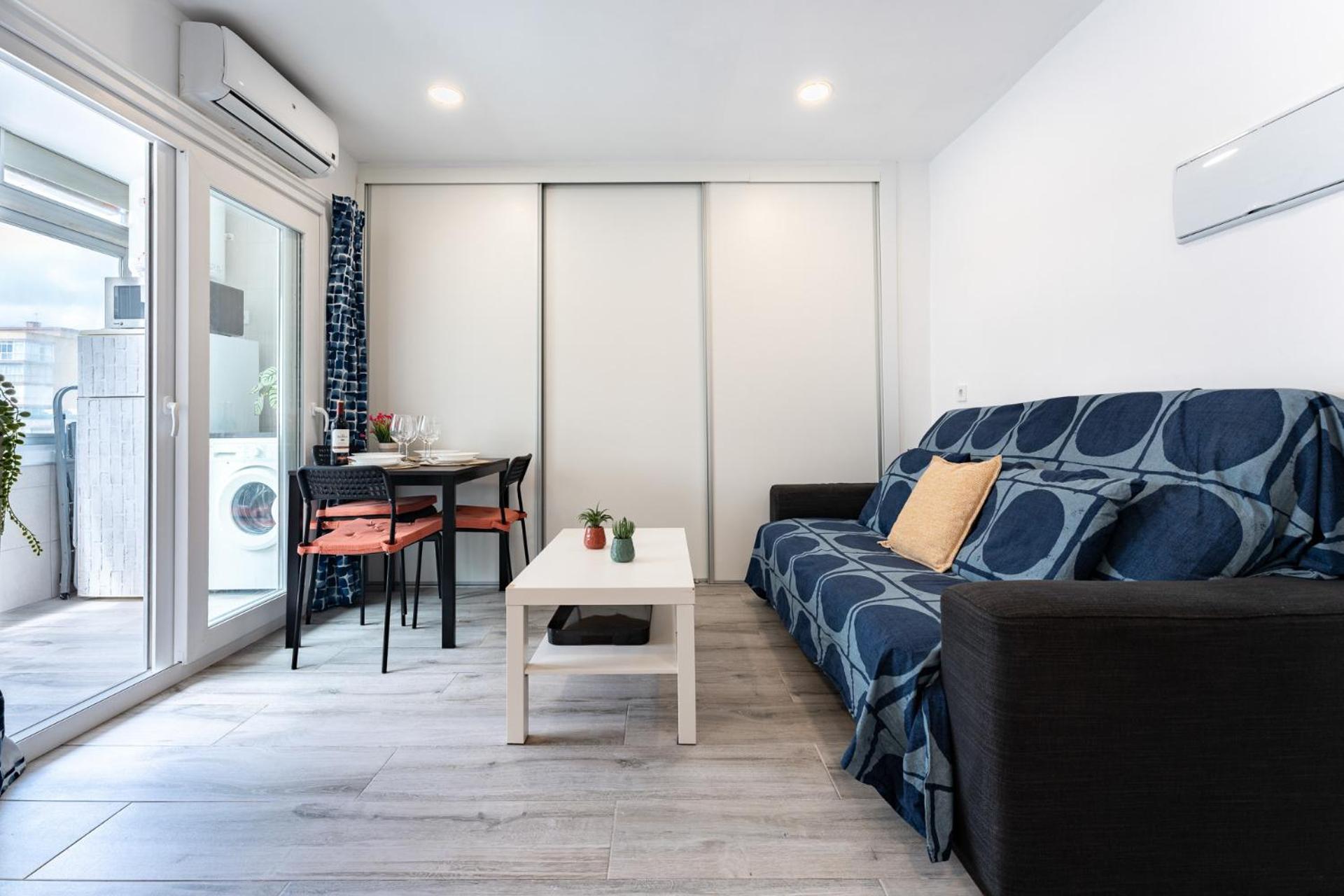 Departamento de una habitación con vista a la ciudad