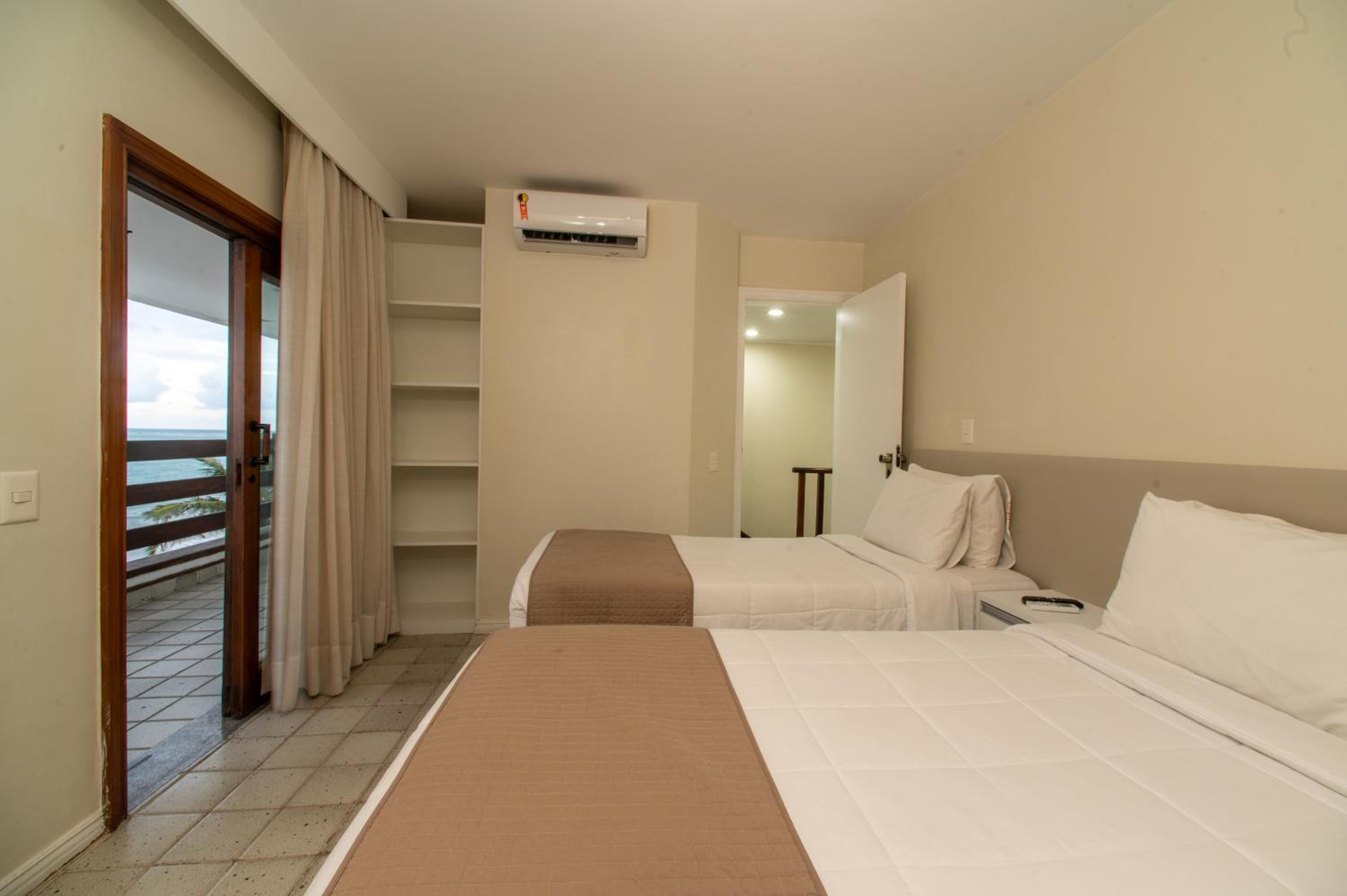 Superior Family Apartment - Split Level with Balcony and Front Sea View with living room
