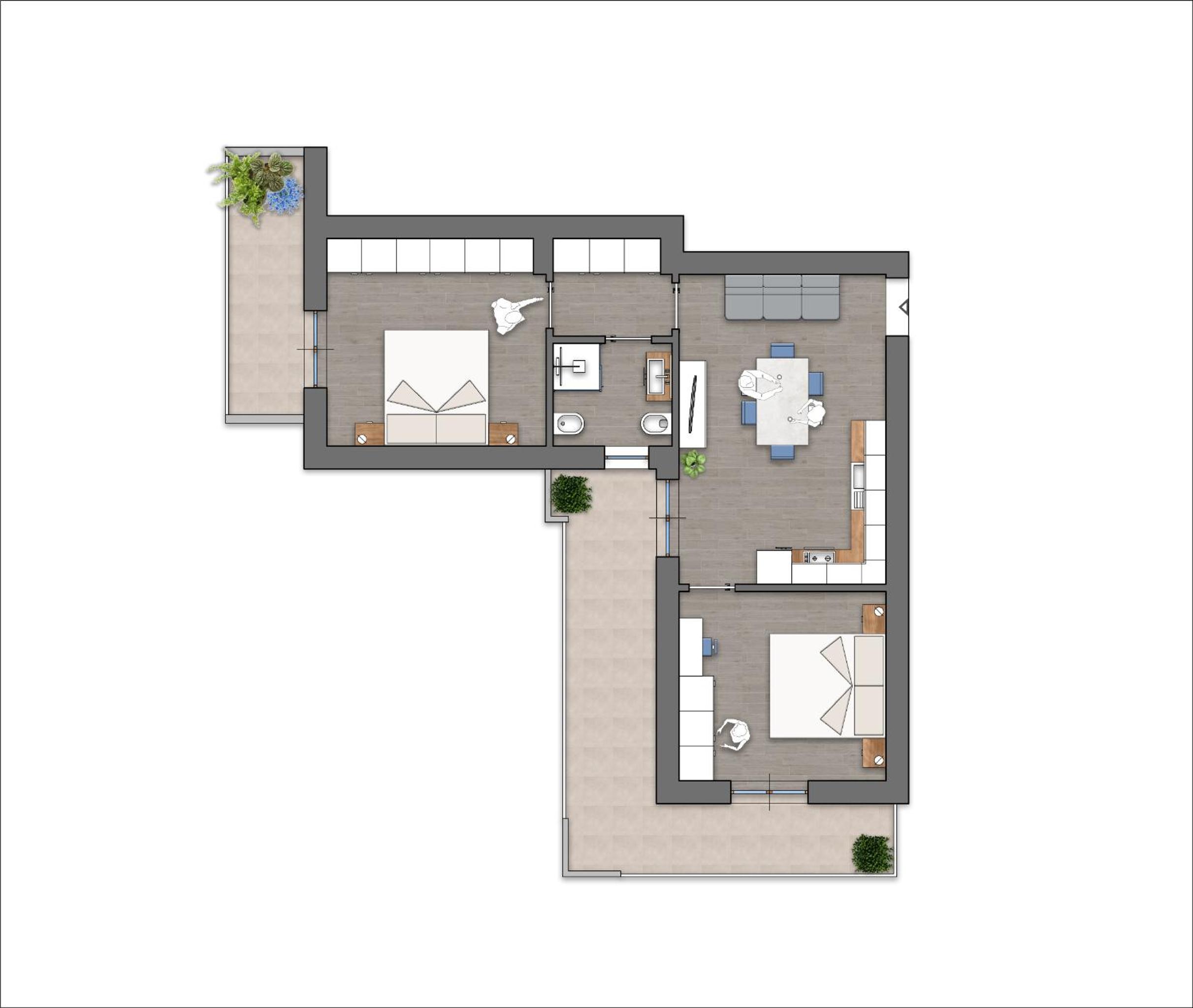 Two-Bedroom Apartment photo 3