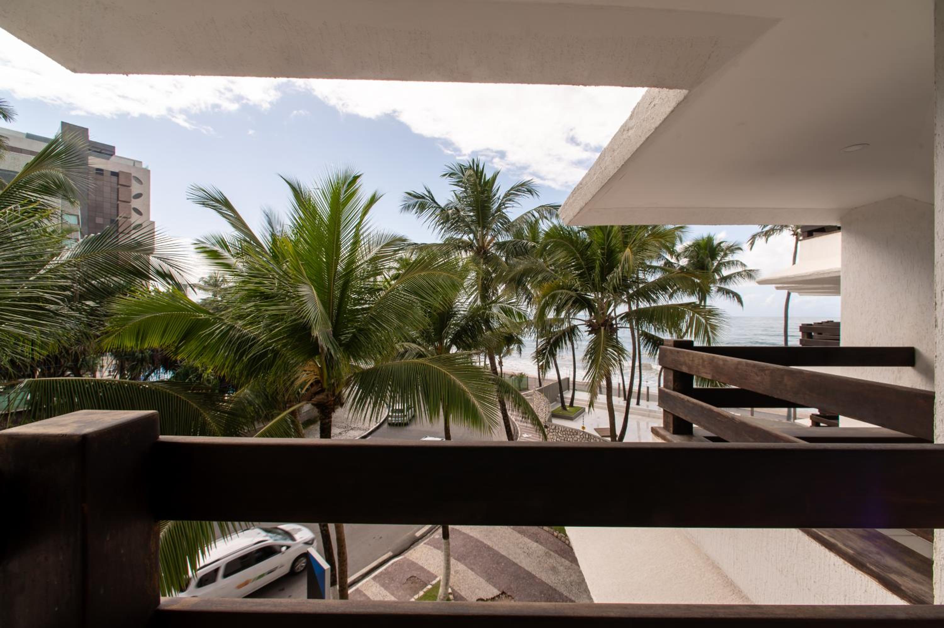 Twin Apartment with Balcony and Sea View with living room thumbnail 5