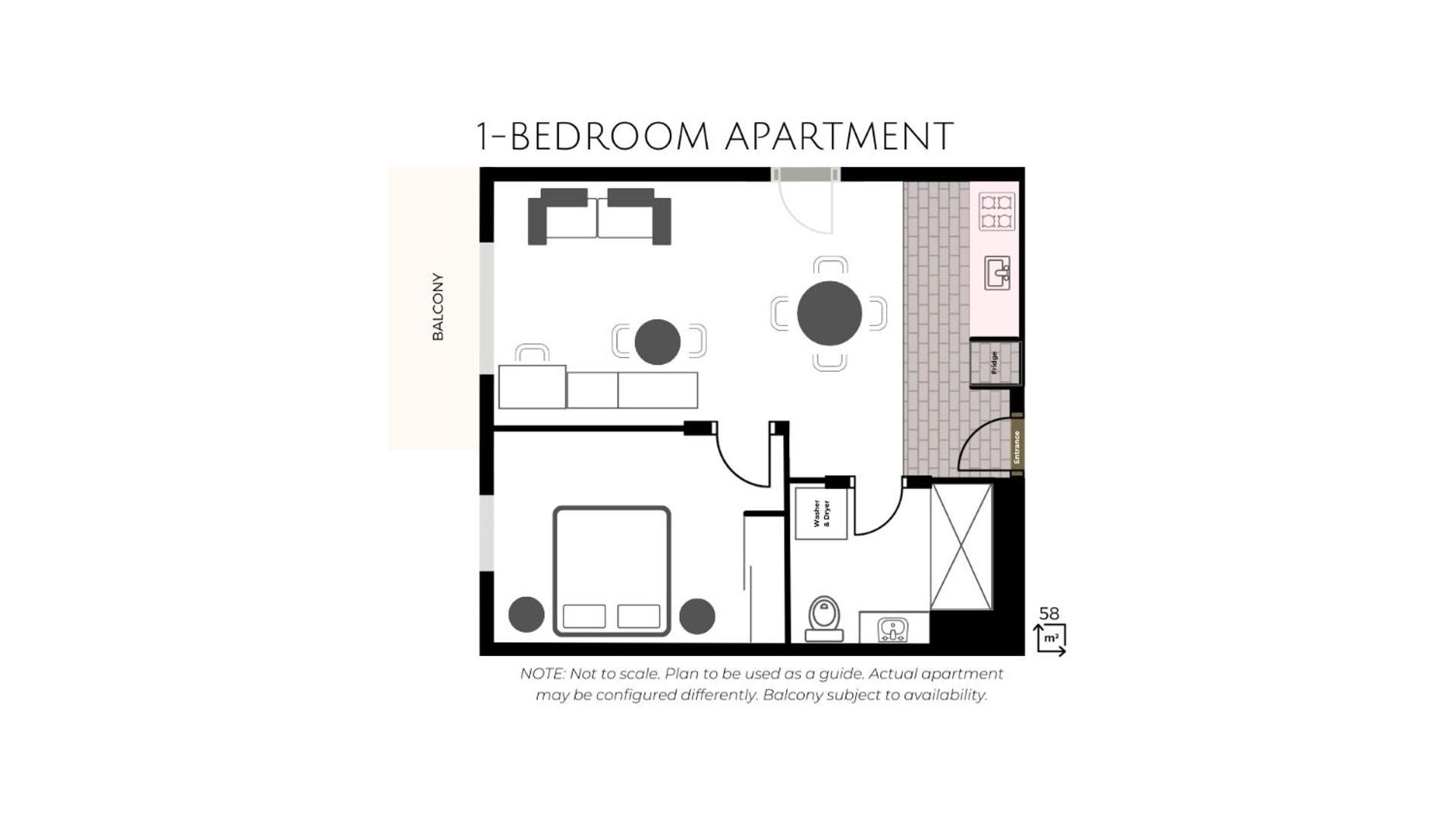One-Bedroom Apartment - Photo 2